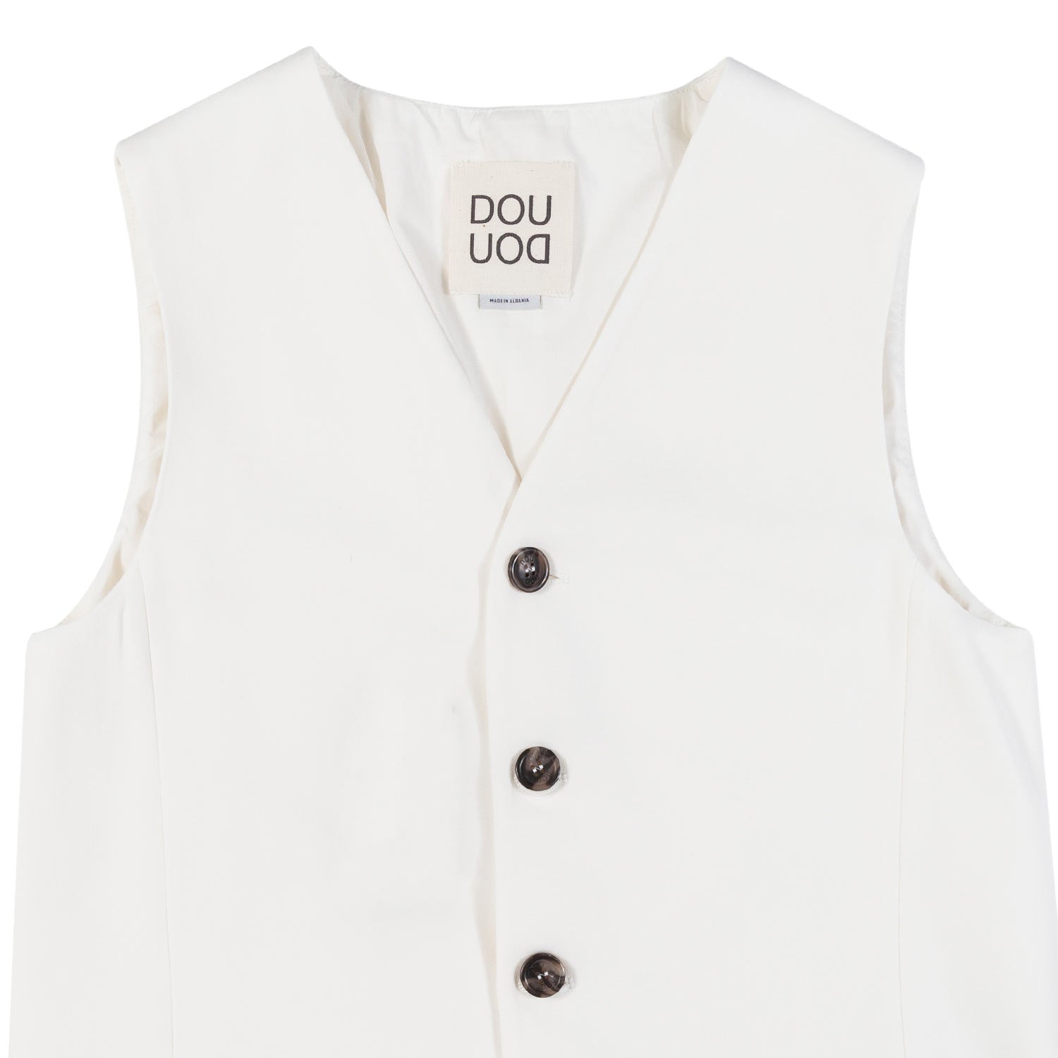 GILET GIACINTO BIANCO PANNA BAMBINA E TEENAGER - annameglio.com abbigliamento moda