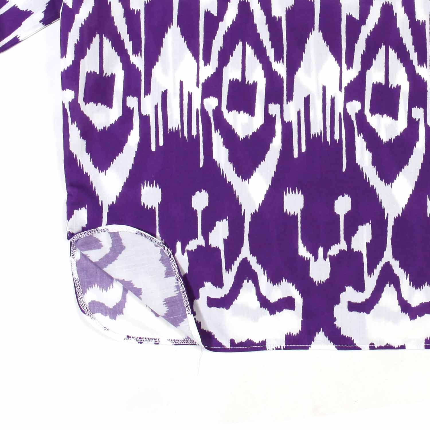 CAMICIA KAFTANA VIOLA E BIANCA BAMBINA E TEEN - annameglio.com abbigliamento moda