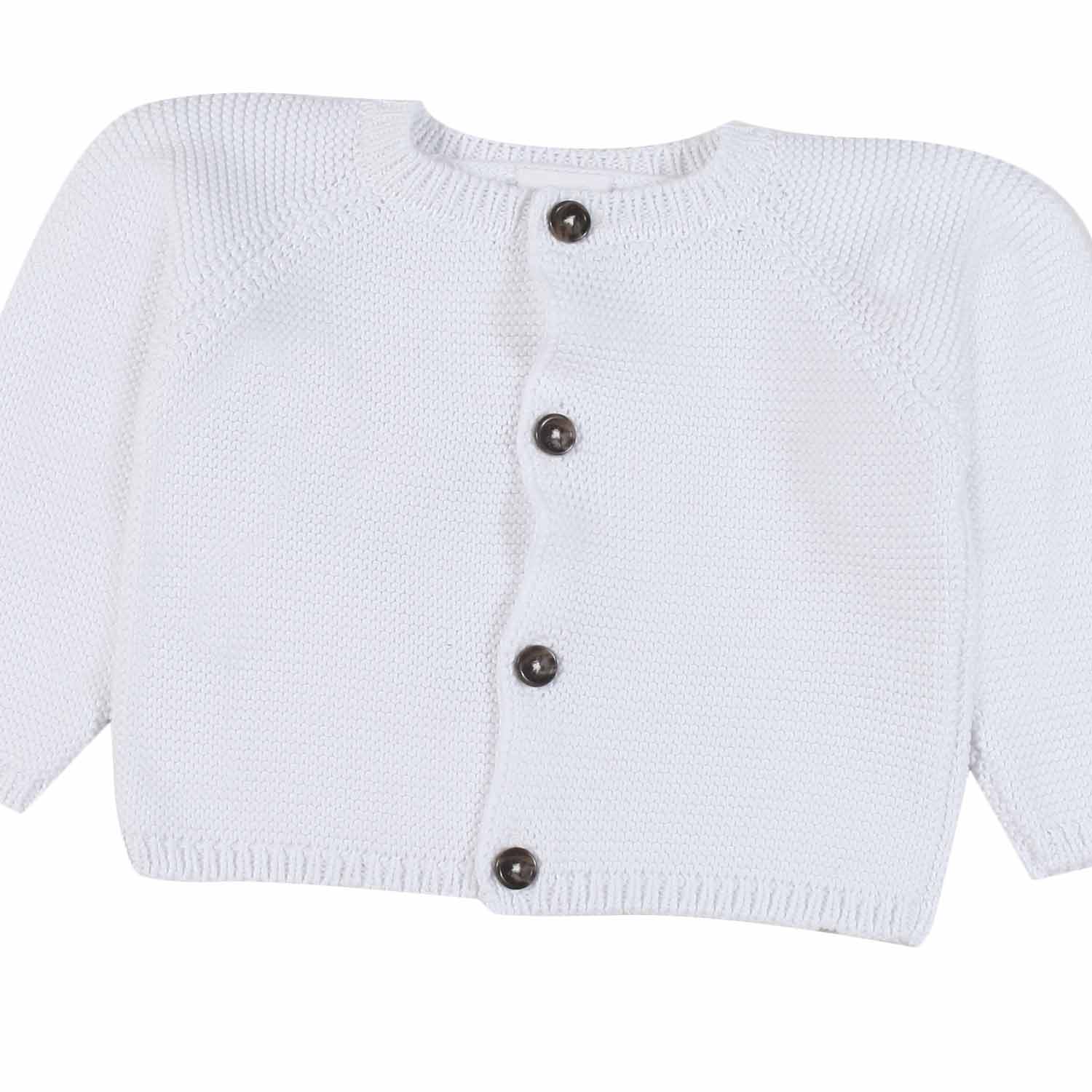 CARDIGAN BIANCO BIMBA E NEONATA - annameglio.com abbigliamento moda