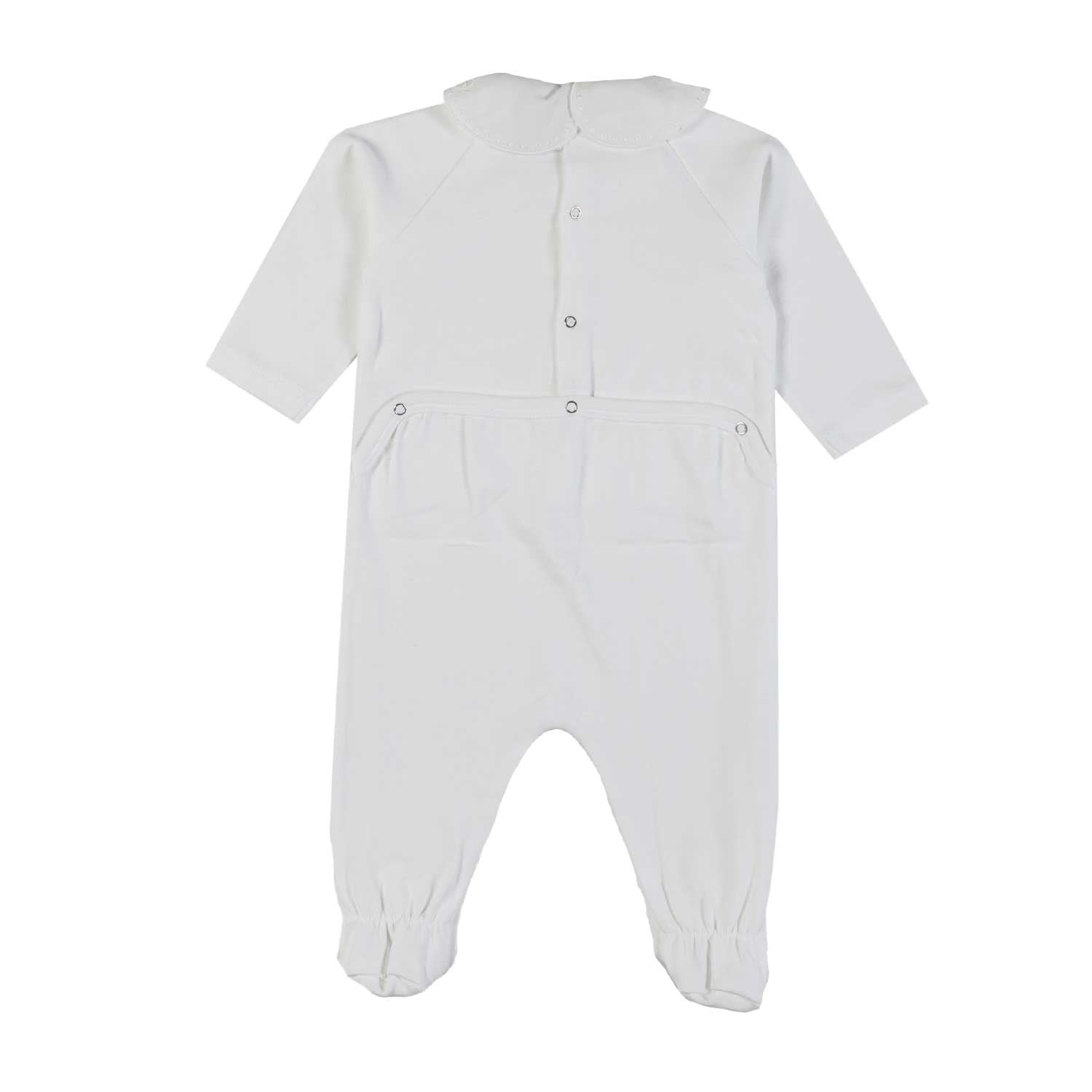 TUTINA COTONE BIANCA NEONATA - annameglio.com abbigliamento moda