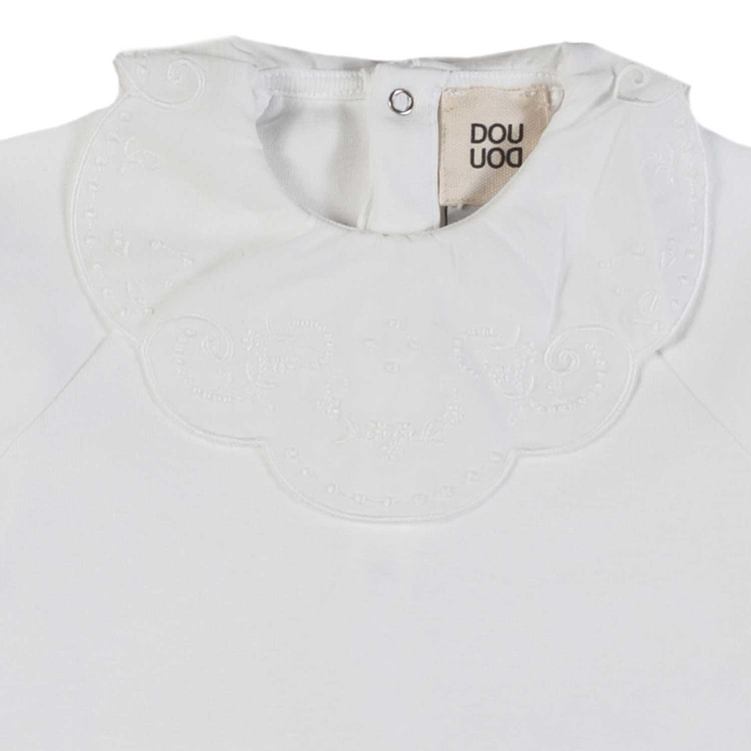 TUTINA COTONE BIANCA NEONATA - annameglio.com abbigliamento moda