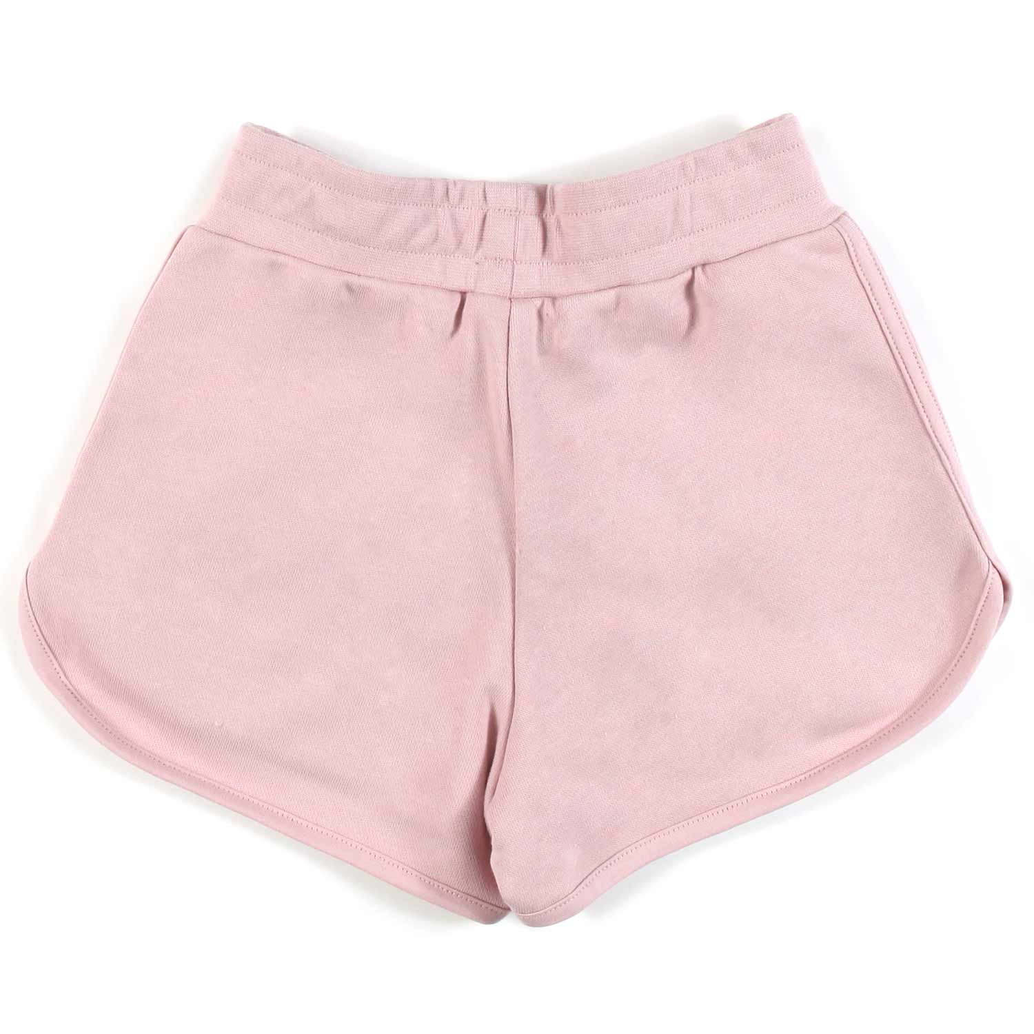 SHORTS ROSA CON STELLA ARGENTO GLITTER BAMBINA - annameglio.com abbigliamento moda