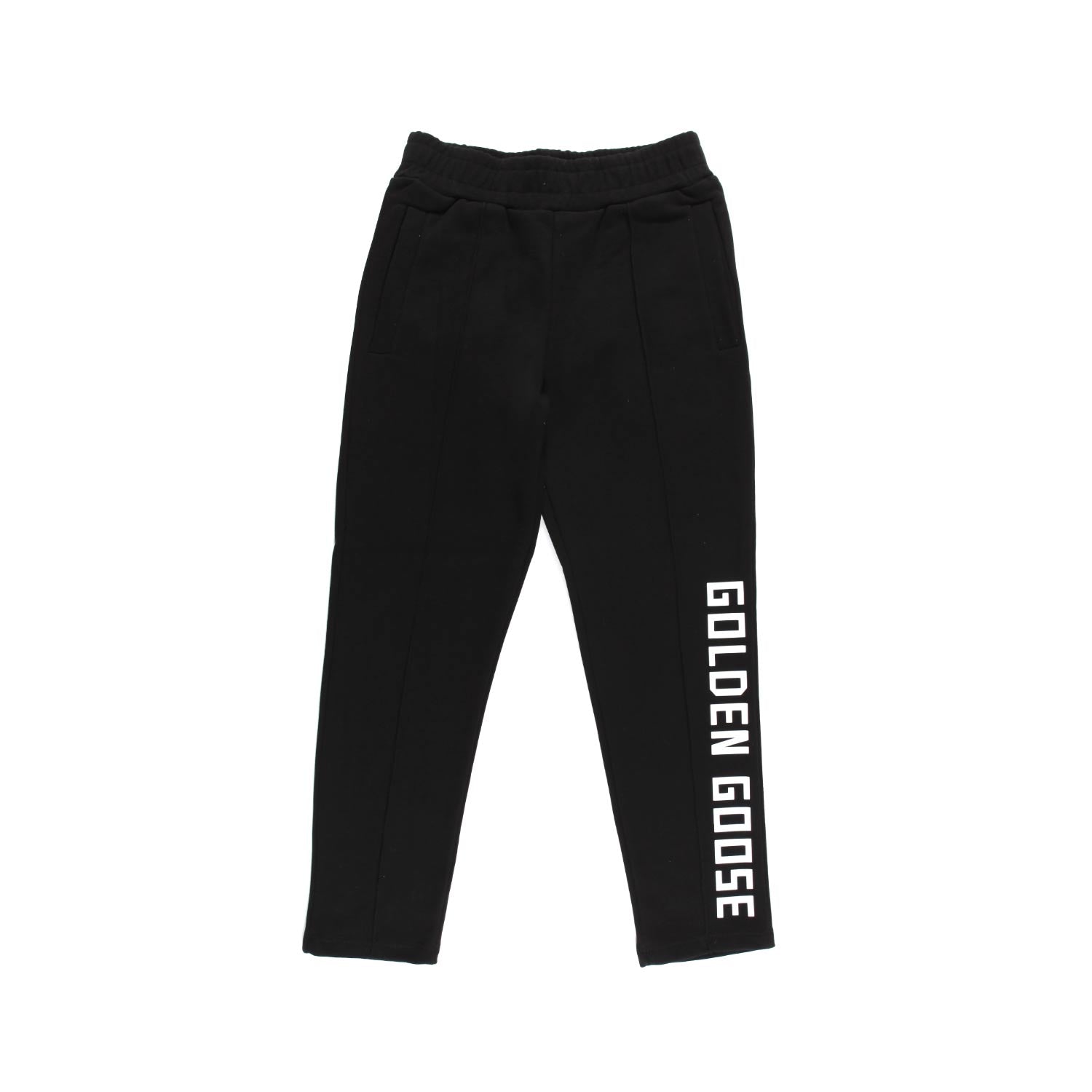 PANTALONE TUTA UNISEX NERO CON LOGO BIANCO TEEN - annameglio.com abbigliamento moda