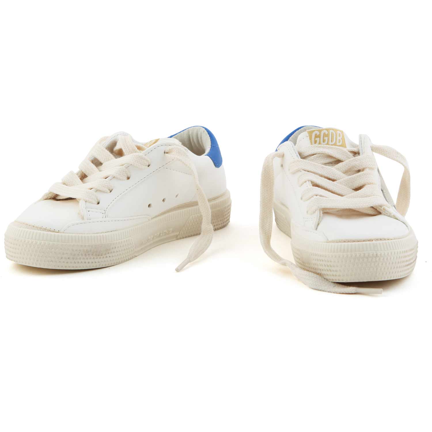 SNEAKER MAY UNISEX AVORIO E BLU BAMBINO - annameglio.com abbigliamento moda