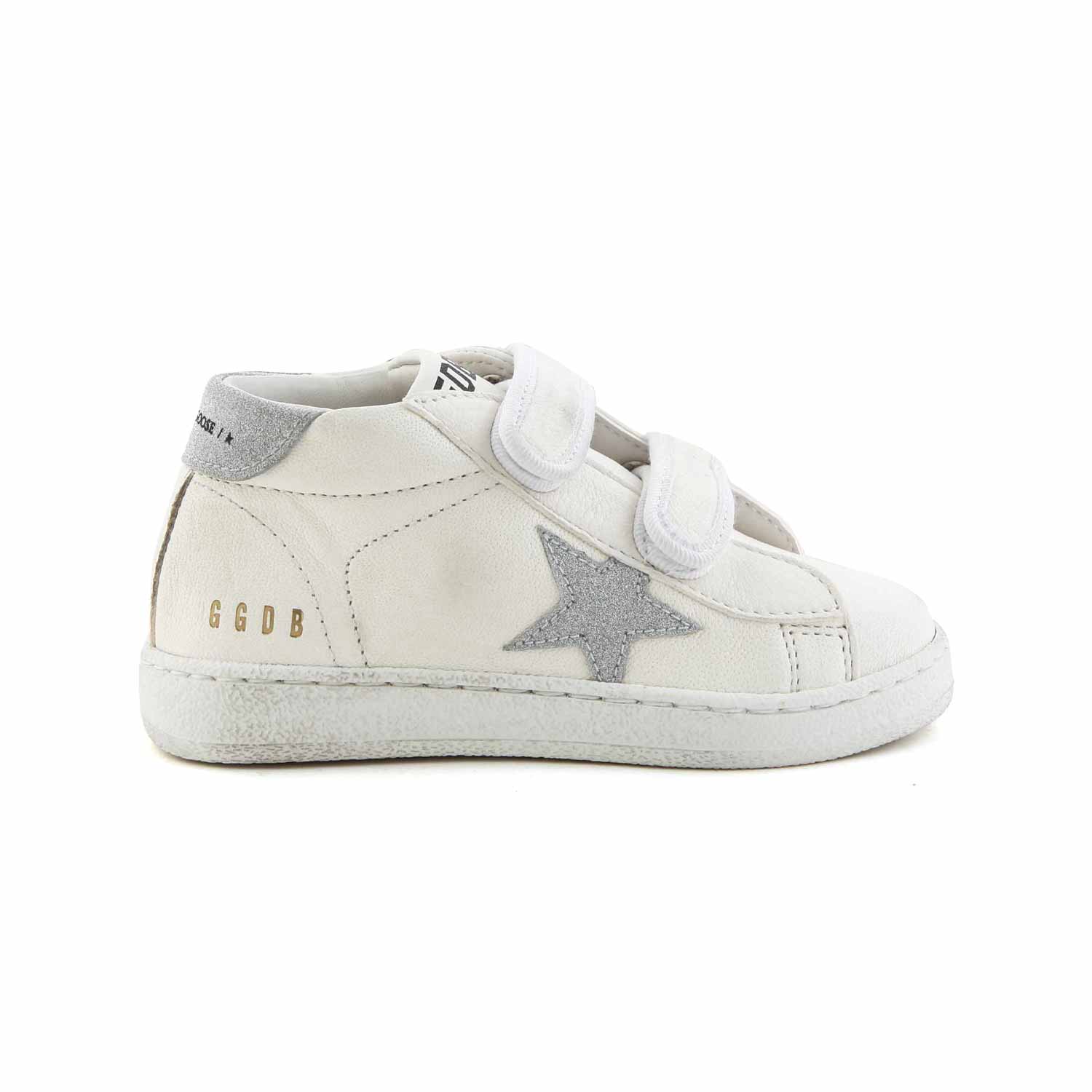 SNEAKER JUNE BIANCA E ARGENTO GLITTER BAMBINA - annameglio.com abbigliamento moda
