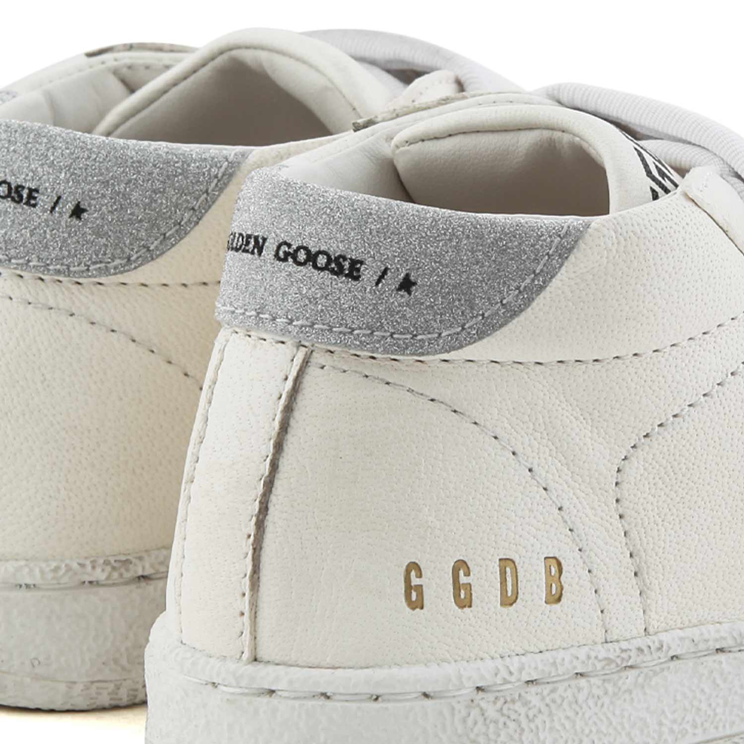 SNEAKER JUNE BIANCA E ARGENTO GLITTER BAMBINA - annameglio.com abbigliamento moda