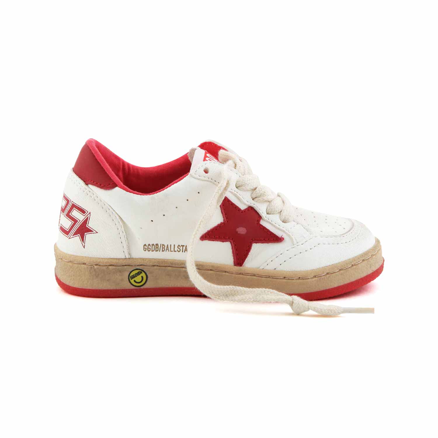 SNEAKER BALL STAR UNISEX BIANCA E ROSSA BAMBINO - annameglio.com abbigliamento moda