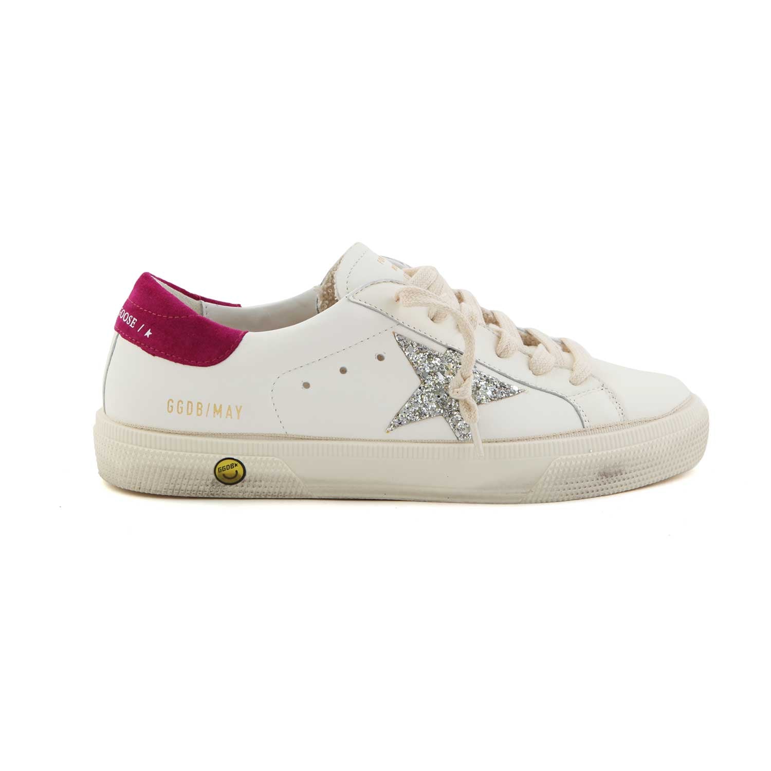 SNEAKER MAY BIANCA E MAGENTA RAGAZZA - annameglio.com abbigliamento moda