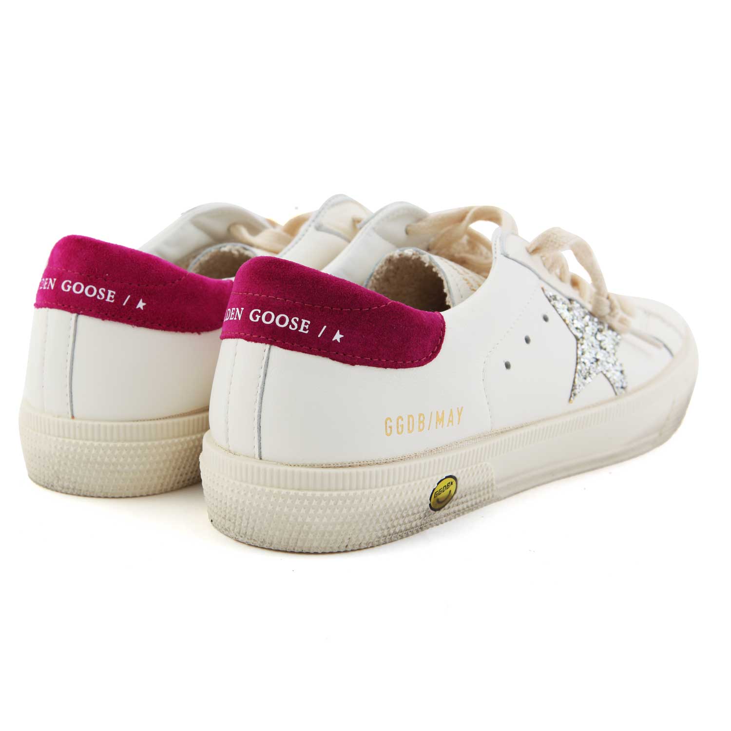 SNEAKER MAY BIANCA E MAGENTA RAGAZZA - annameglio.com abbigliamento moda