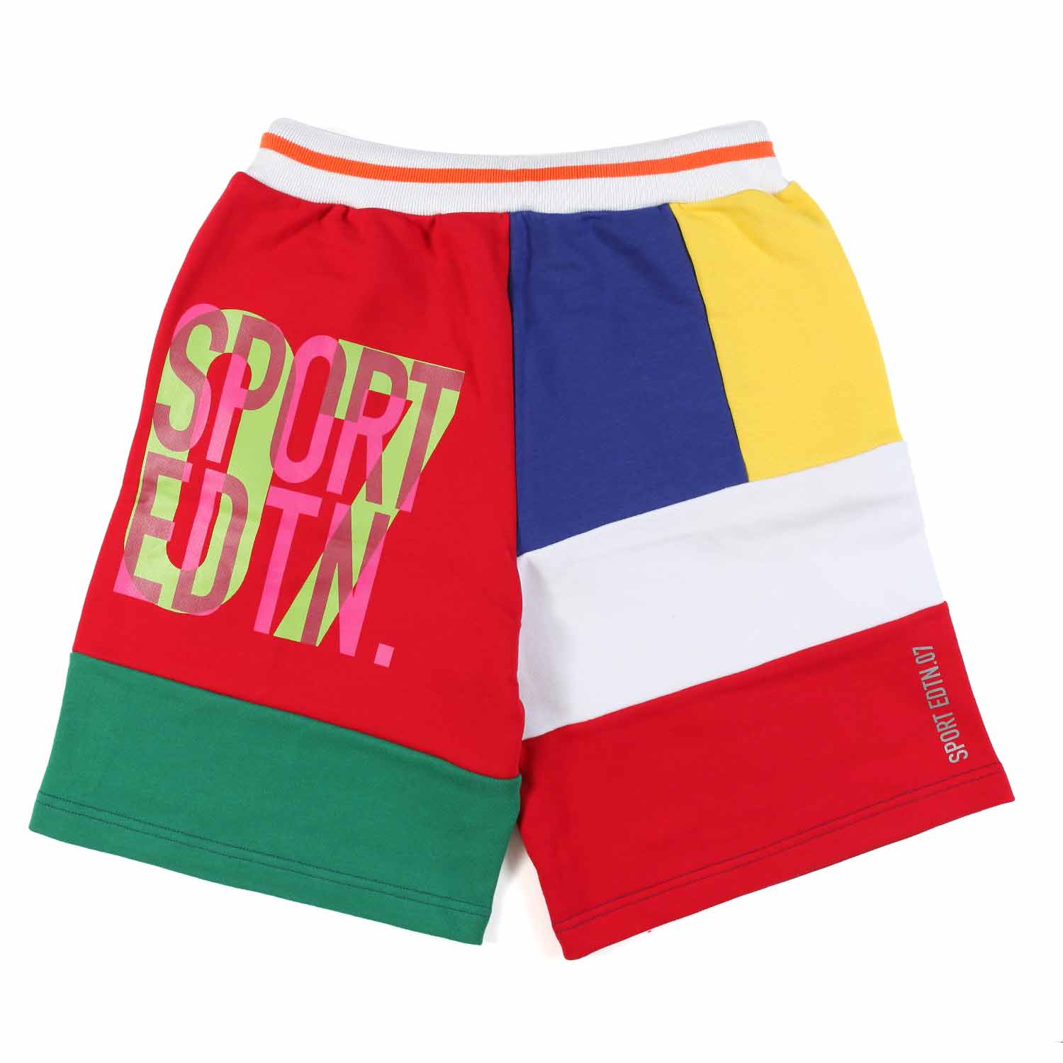 SHORTS FELPA OVER MULTICOLOR BAMBINO E TEENAGER - annameglio.com abbigliamento moda