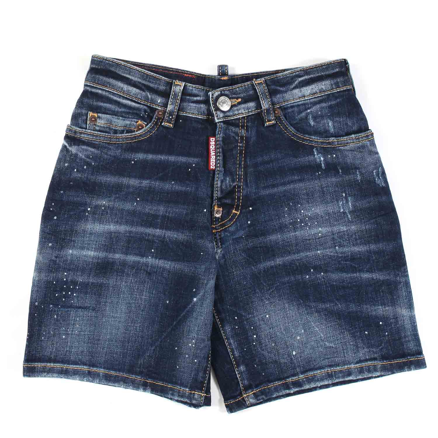 SHORTS DI JEANS BLU SCURO BAMBINO E TEENAGER - annameglio.com abbigliamento moda