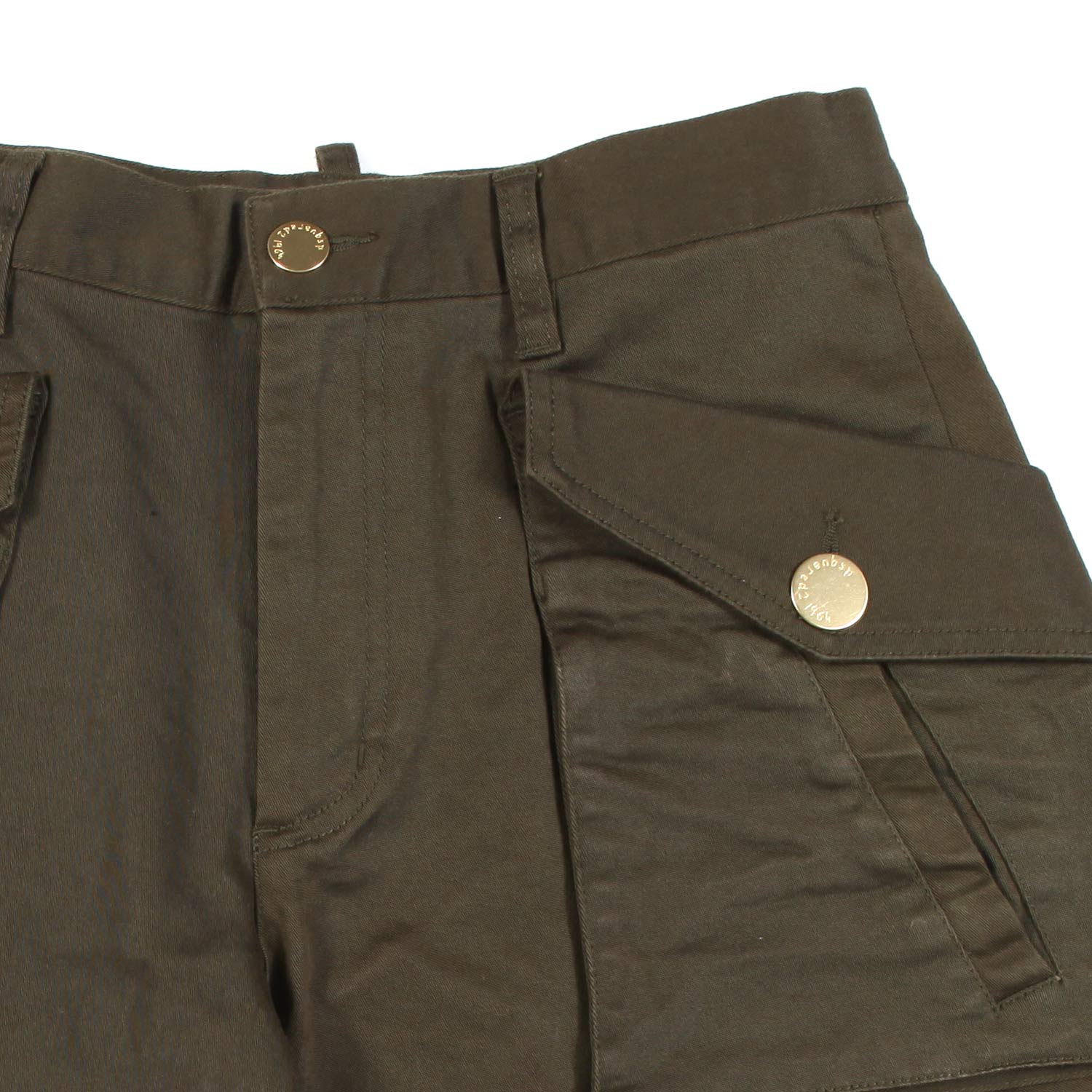 SHORTS VERDE MILITARE BAMBINA E TEENAGER - annameglio.com abbigliamento moda