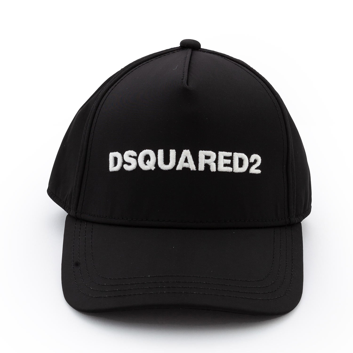 CAPPELLO BASEBALL NERO CON LOGO RICAMATO BIANCO - annameglio.com abbigliamento moda