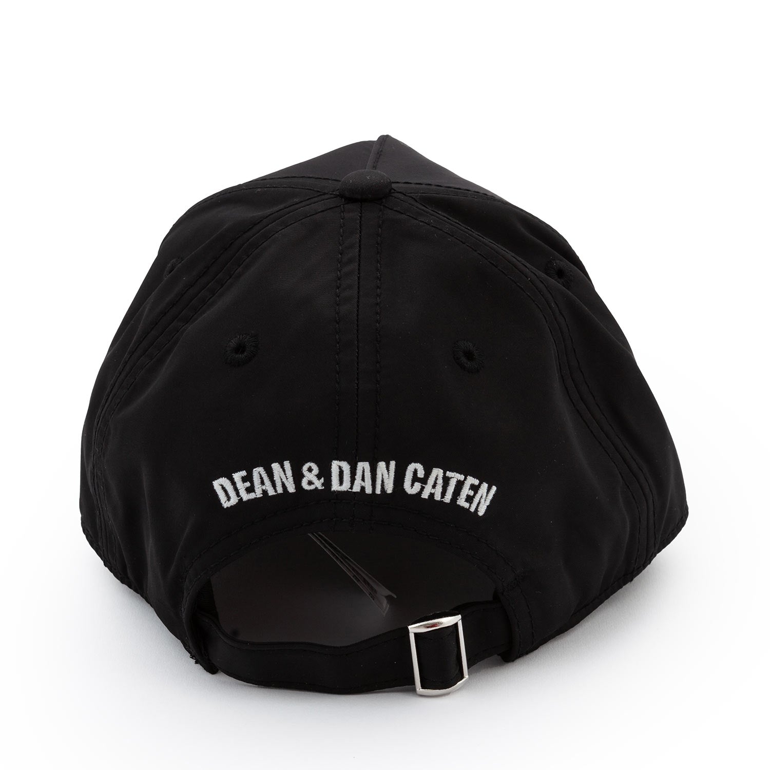 CAPPELLO BASEBALL NERO CON LOGO RICAMATO BIANCO - annameglio.com abbigliamento moda