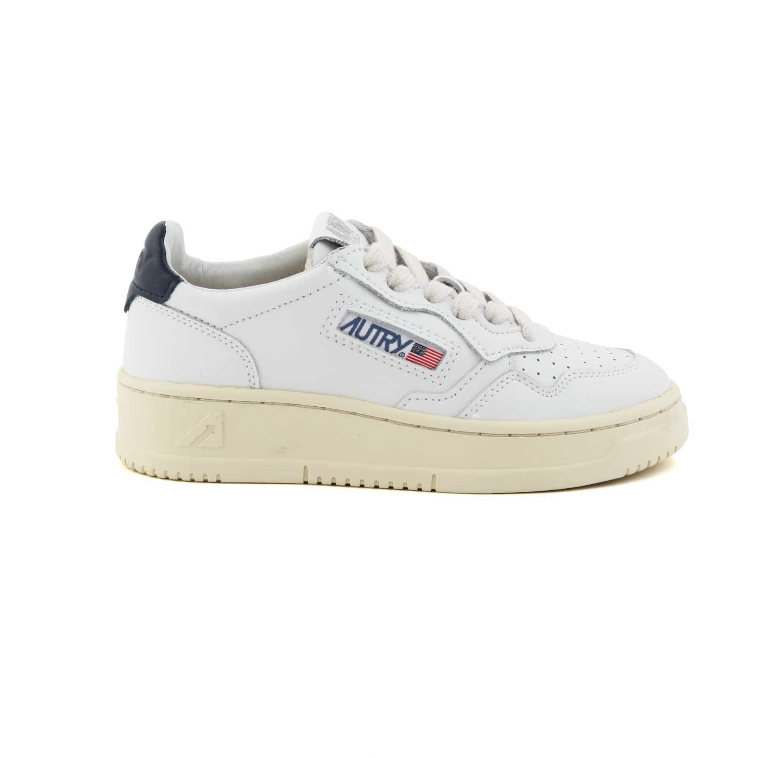 SNEAKER MEDALIST UNISEX BIANCA E BLU JUNIOR - annameglio.com abbigliamento moda