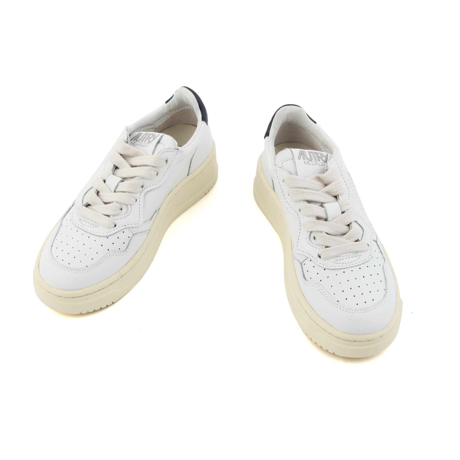 SNEAKER MEDALIST UNISEX BIANCA E BLU JUNIOR - annameglio.com abbigliamento moda