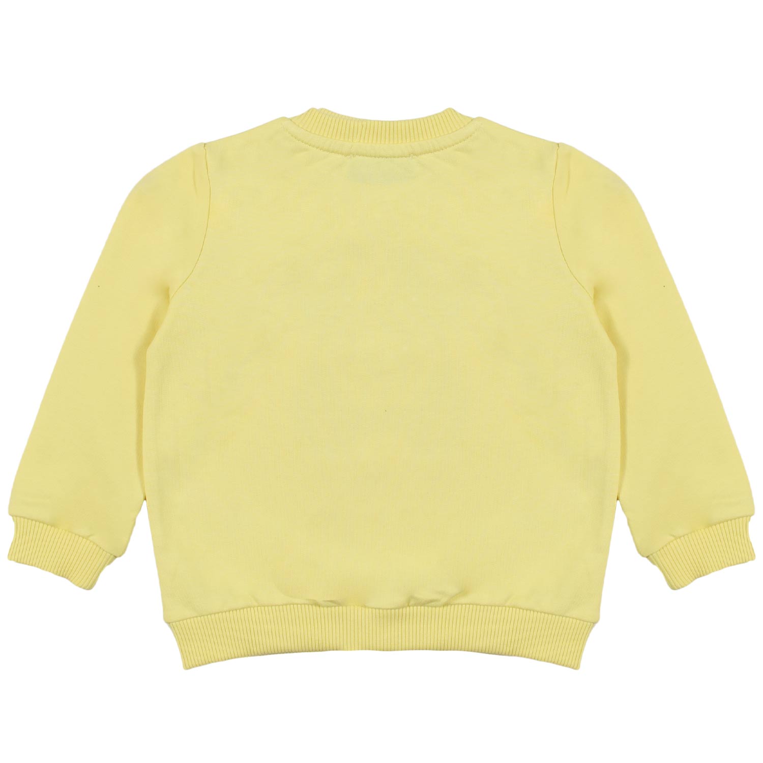 FELPA GIALLO CHIARO CON TEDDY BEAR BIMBO E BIMBA - annameglio.com abbigliamento moda