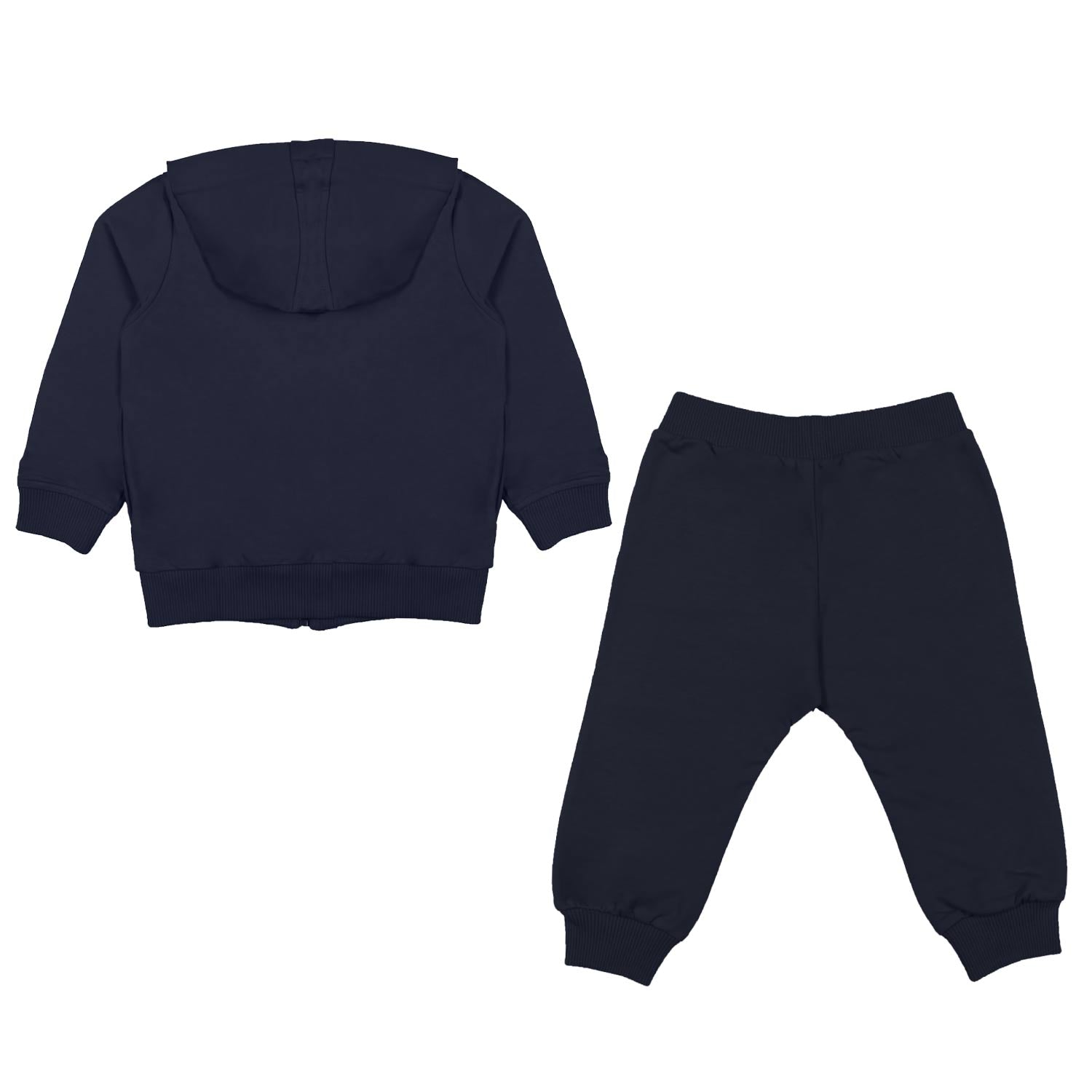 TUTA 2 PEZZI BLU NAVY CON TEDDY BEAR BIMBO E BIMBA - annameglio.com abbigliamento moda