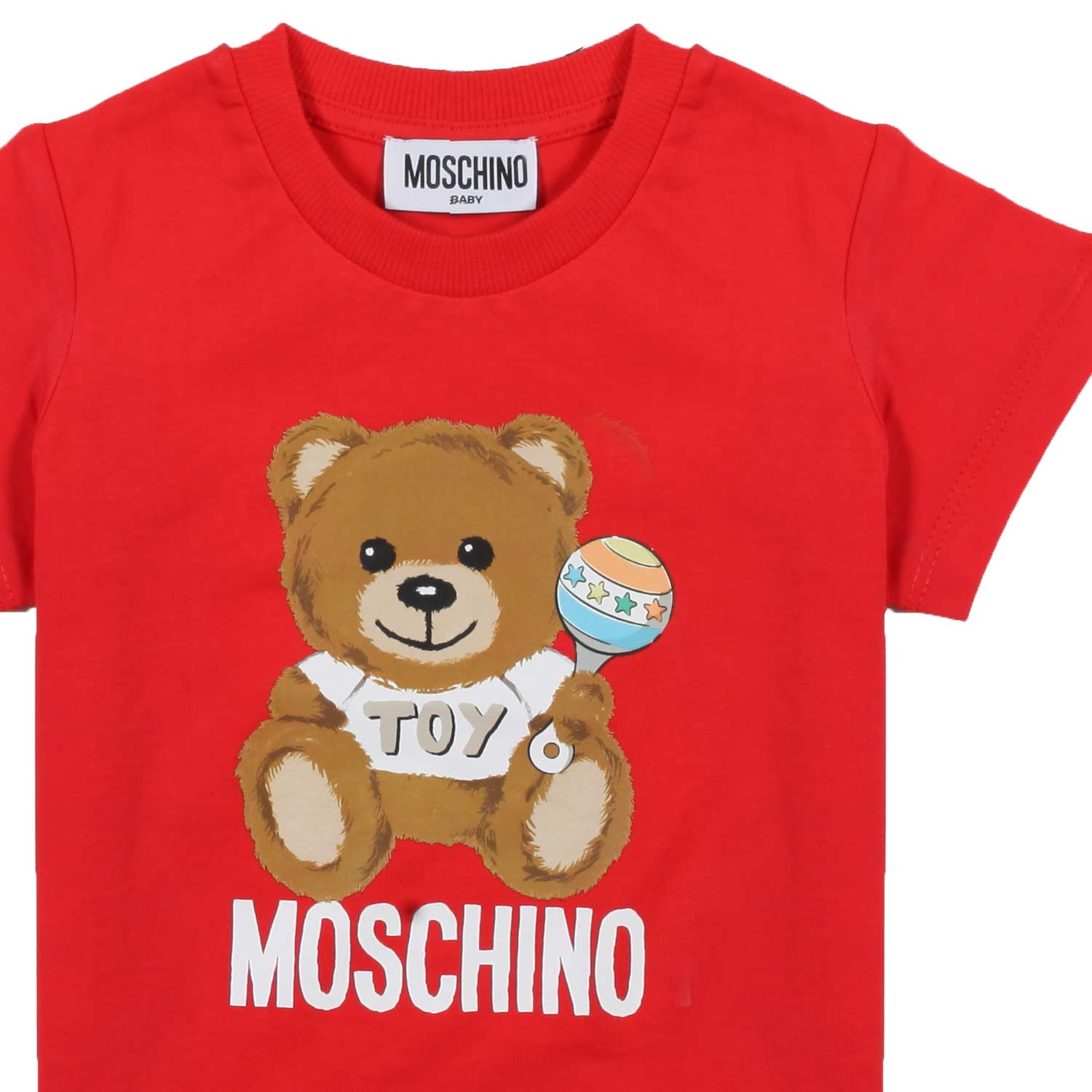 T-SHIRT TEDDY BEAR ROSSA BIMBO E BIMBA - annameglio.com abbigliamento moda