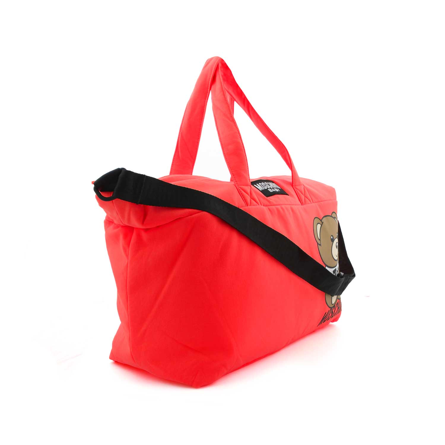 BORSA FASCIATOIO TEDDY BEAR ROSSA IN FELPA - annameglio.com abbigliamento moda