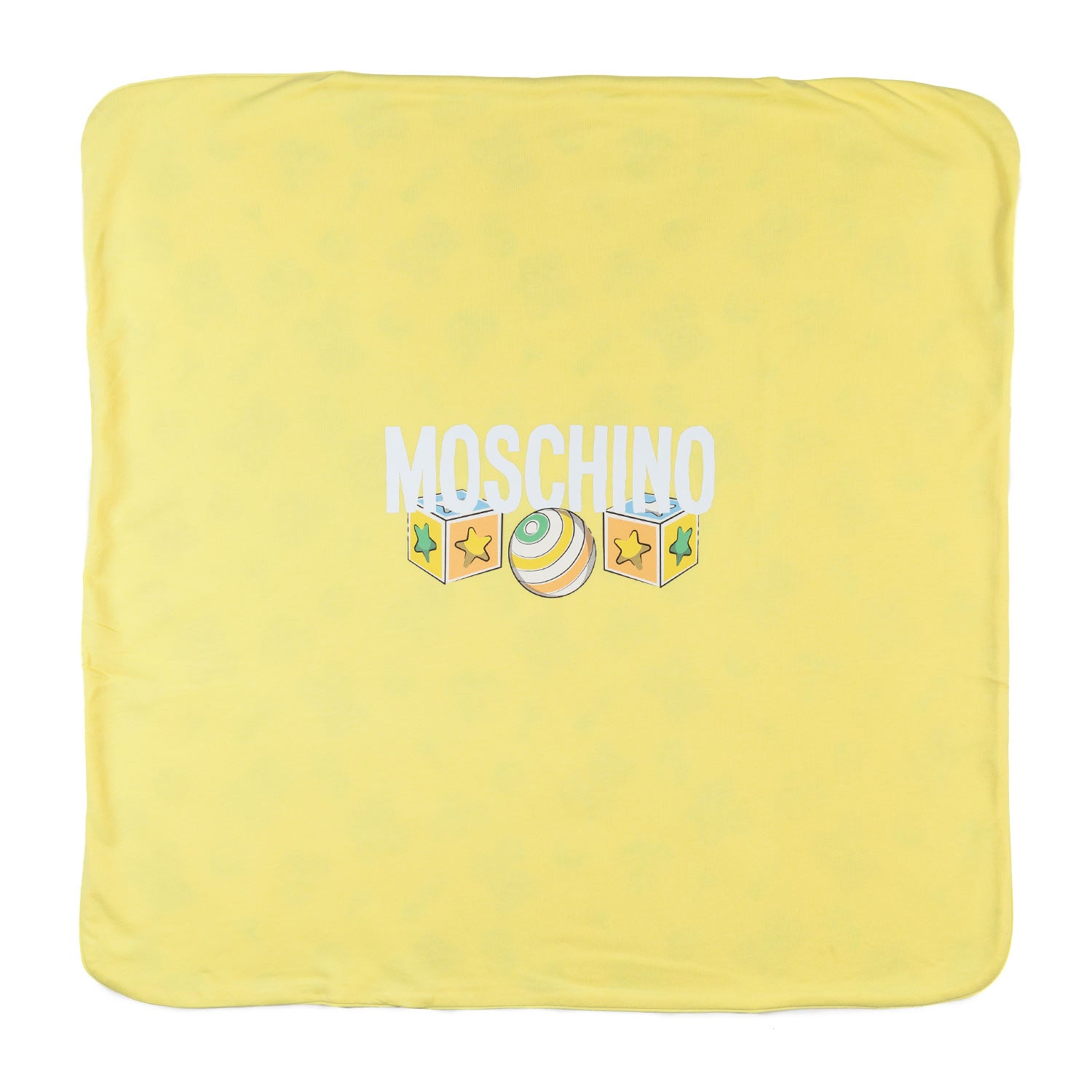 COPERTA UNISEX GIALLA CON MINI STAMPE TEDDY BEAR - annameglio.com abbigliamento moda