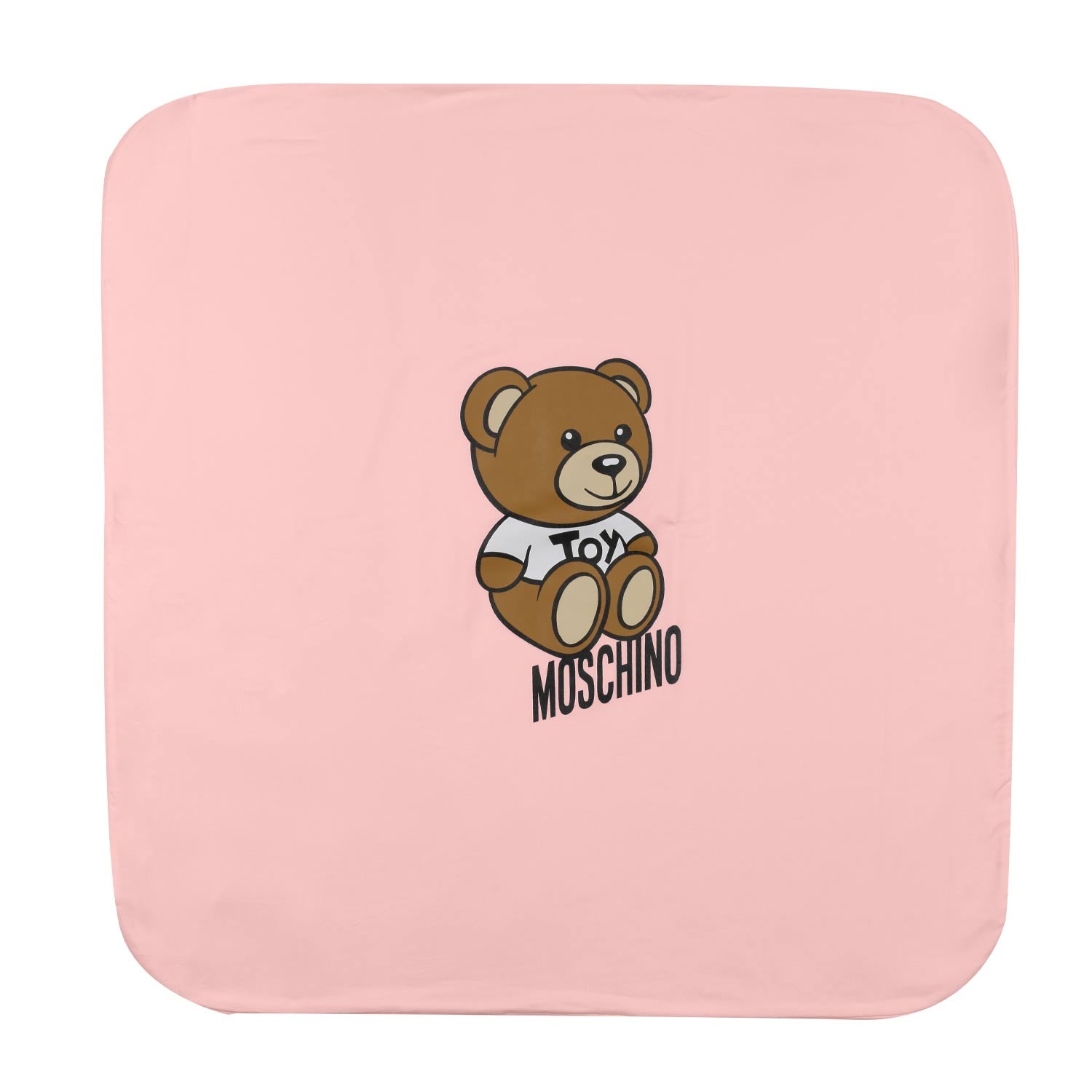 COPERTA ROSA CON STAMPA TEDDY BEAR - annameglio.com abbigliamento moda