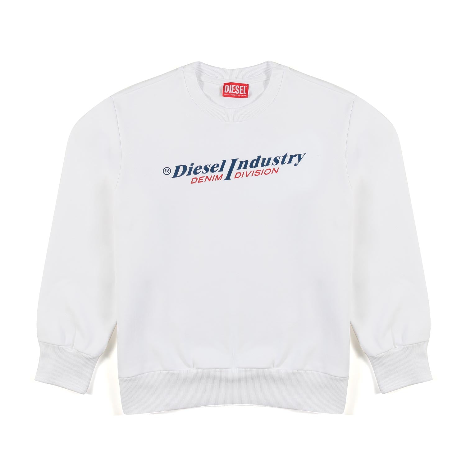 FELPA OVER BIANCA CON LOGO BICOLORE - annameglio.com abbigliamento moda