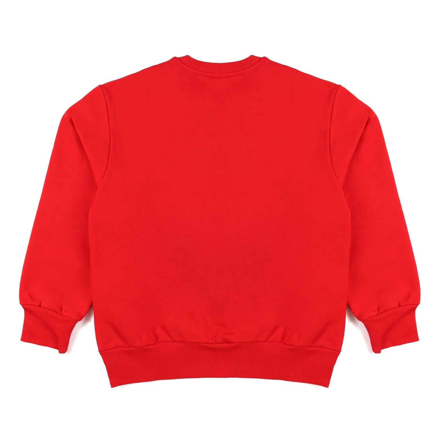 FELPA OVER ROSSA CON LOGO BICOLORE - annameglio.com abbigliamento moda