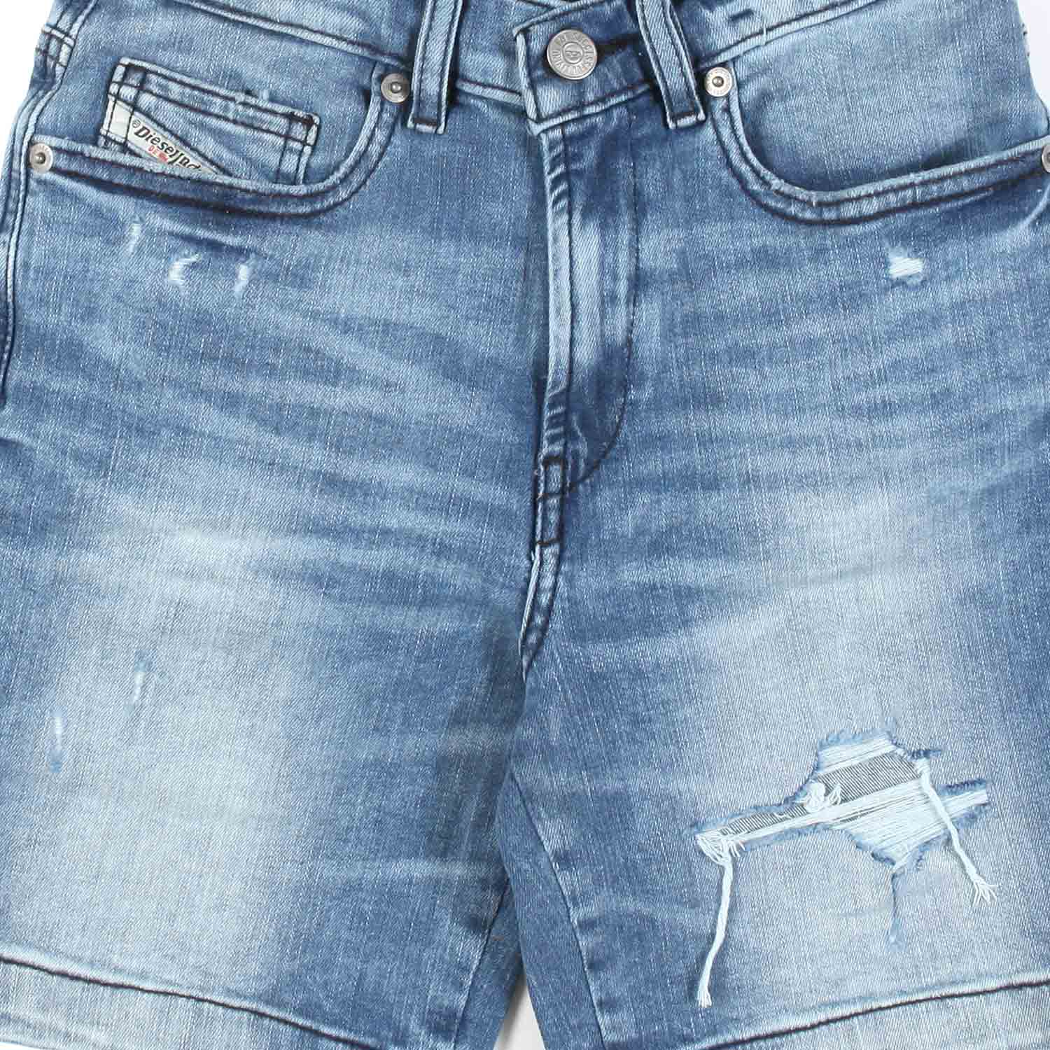 SHORTS DI JEANS BLU CHIARO BAMBINO E TEENAGER - annameglio.com abbigliamento moda