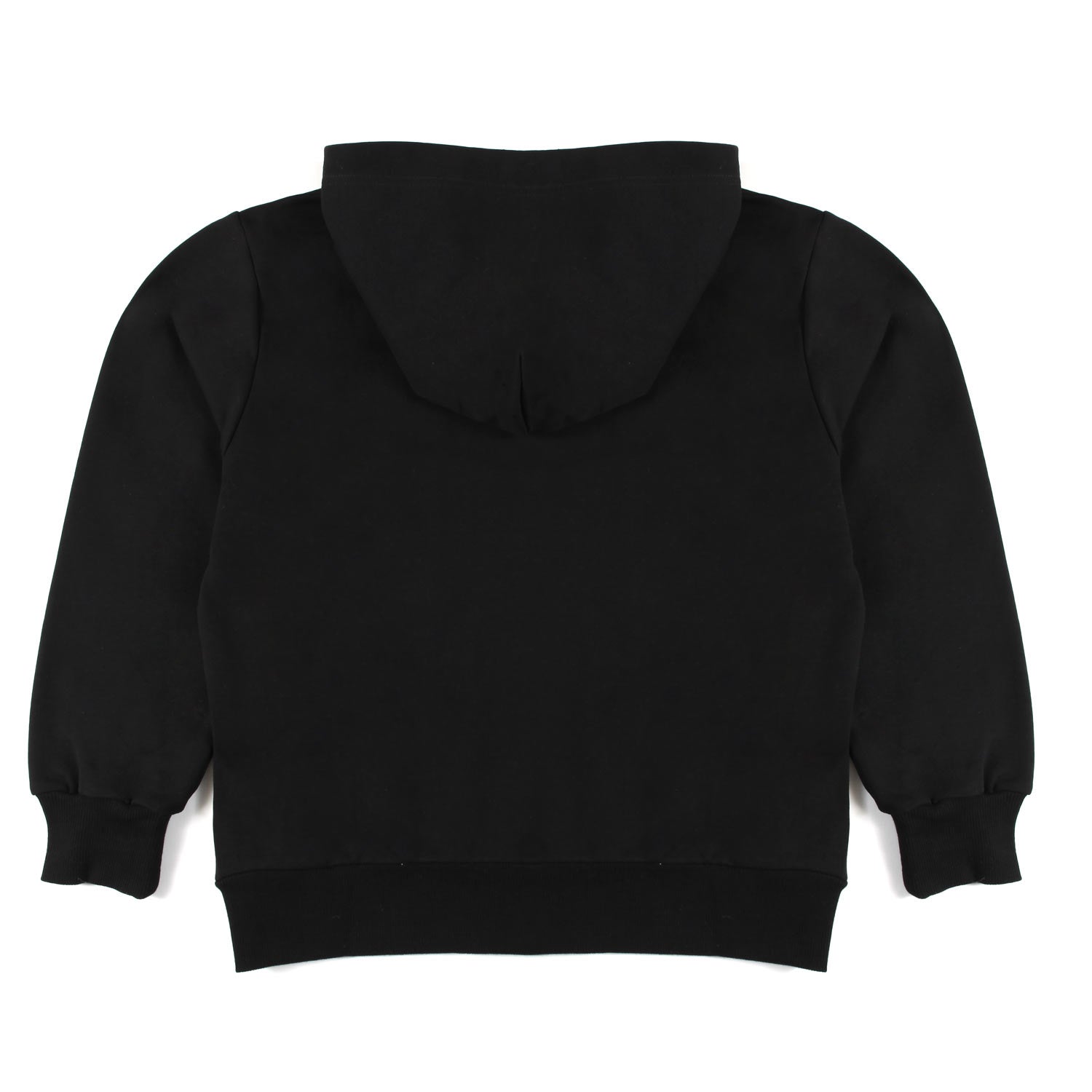 FELPA HOODIE UNISEX OVER NERA CON LOGO BICOLORE - annameglio.com abbigliamento moda