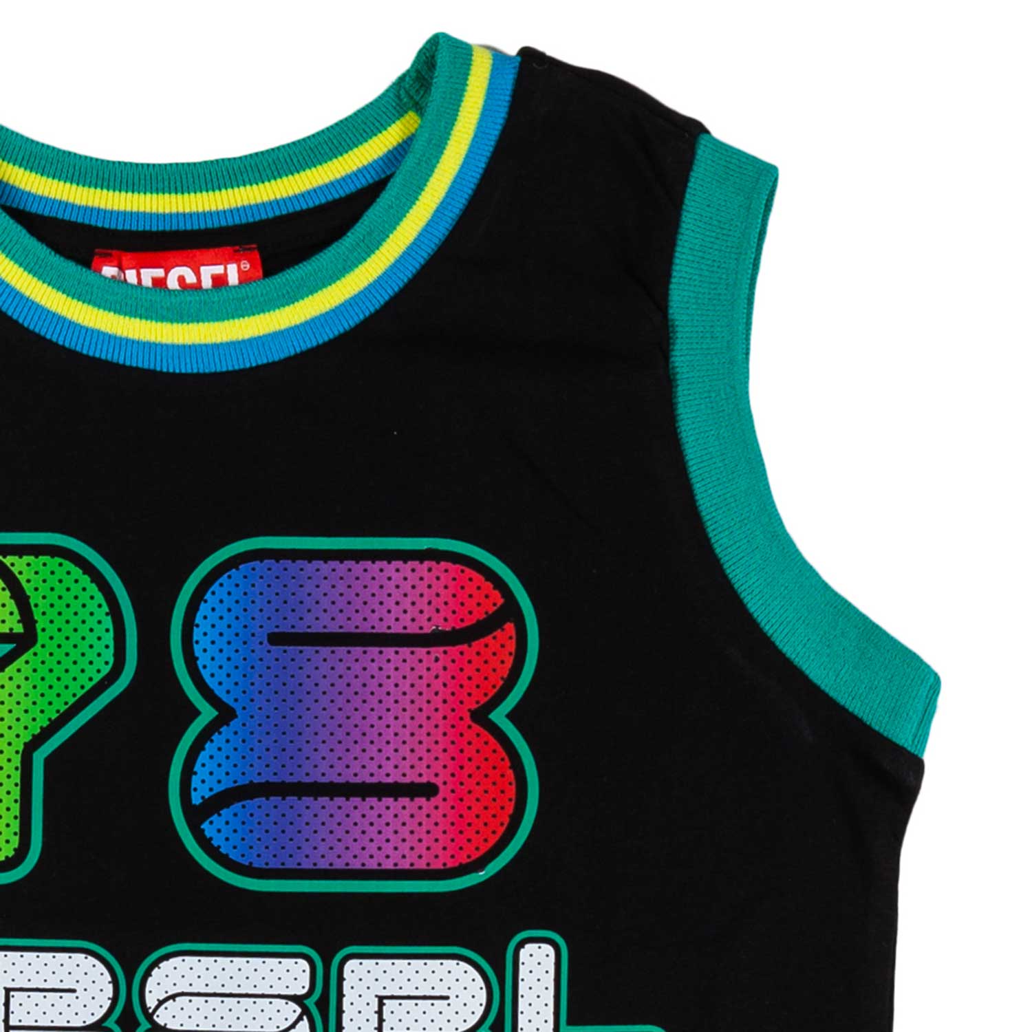 CANOTTA NERA E MULTICOLOR BAMBINO E TEENAGER - annameglio.com abbigliamento moda