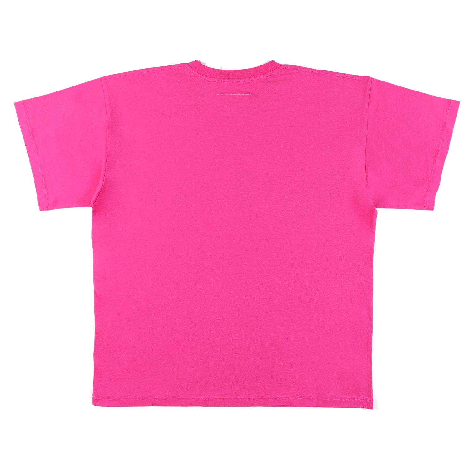 T-SHIRT OVER FUCSIA CON LOGO GRAFFITI - annameglio.com abbigliamento moda