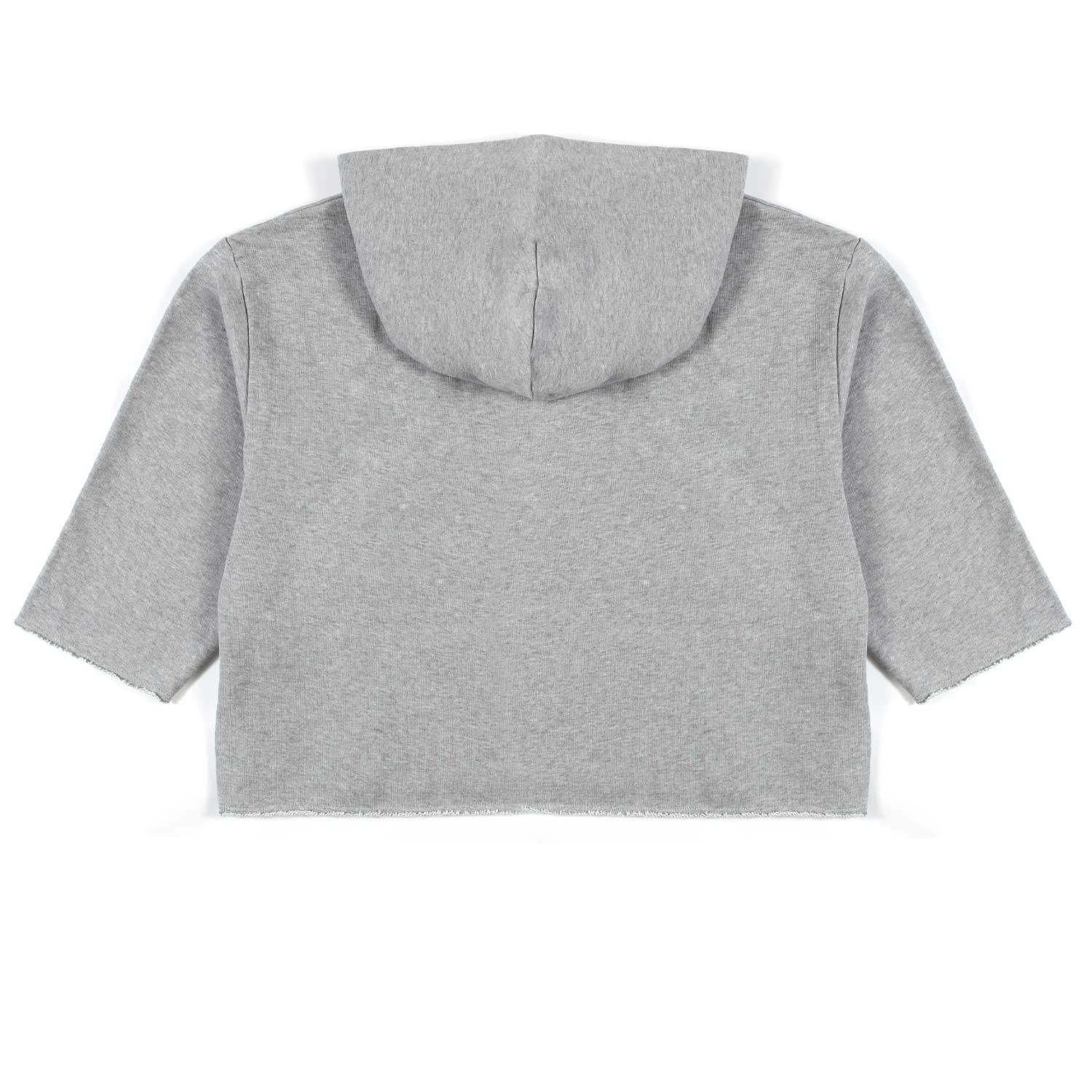 FELPA GRIGIO MELANGE CON LOGO MAGENTA - annameglio.com abbigliamento moda
