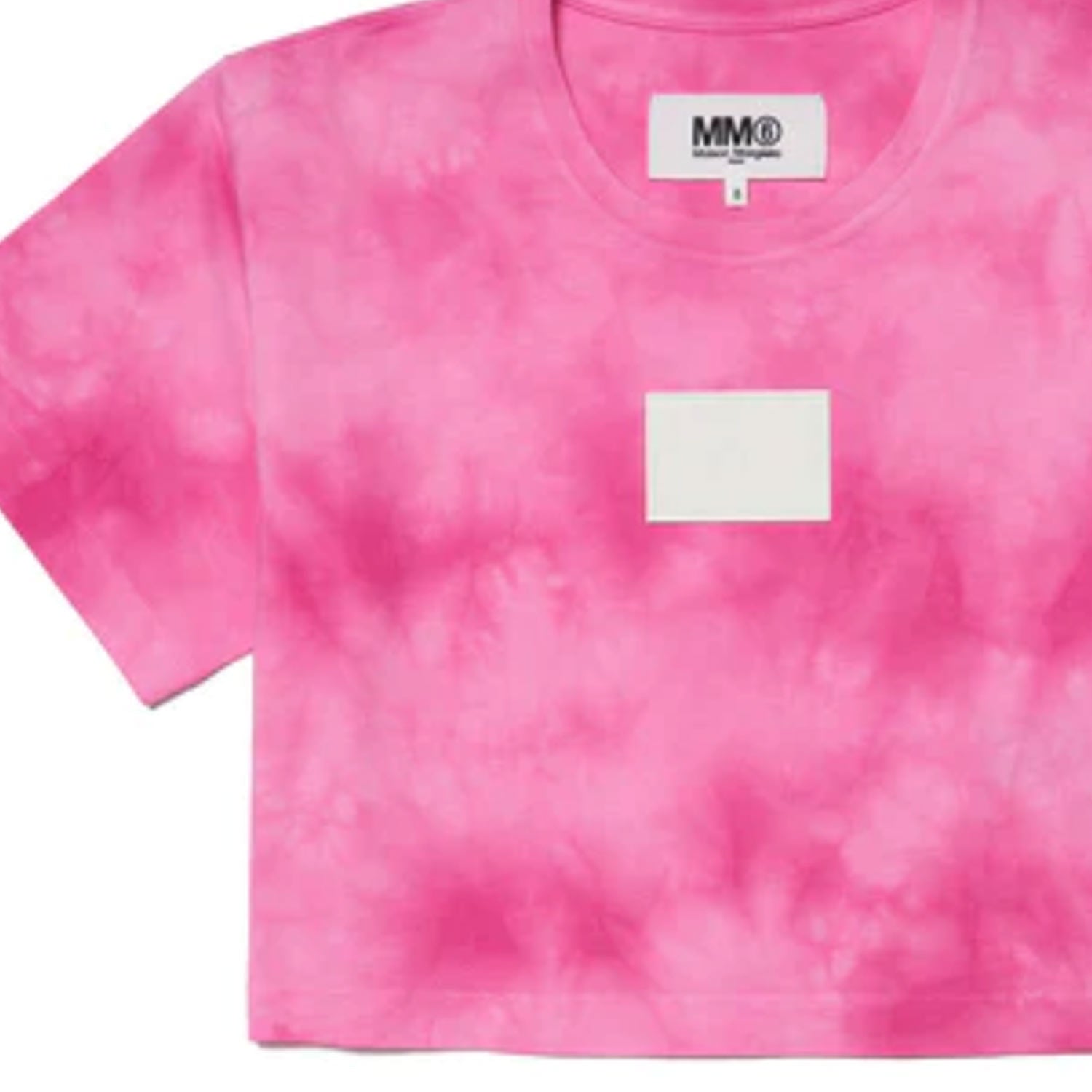 T-SHIRT CROPPED OVERSIZE ROSA E FUCSIA TIE DYE - annameglio.com abbigliamento moda