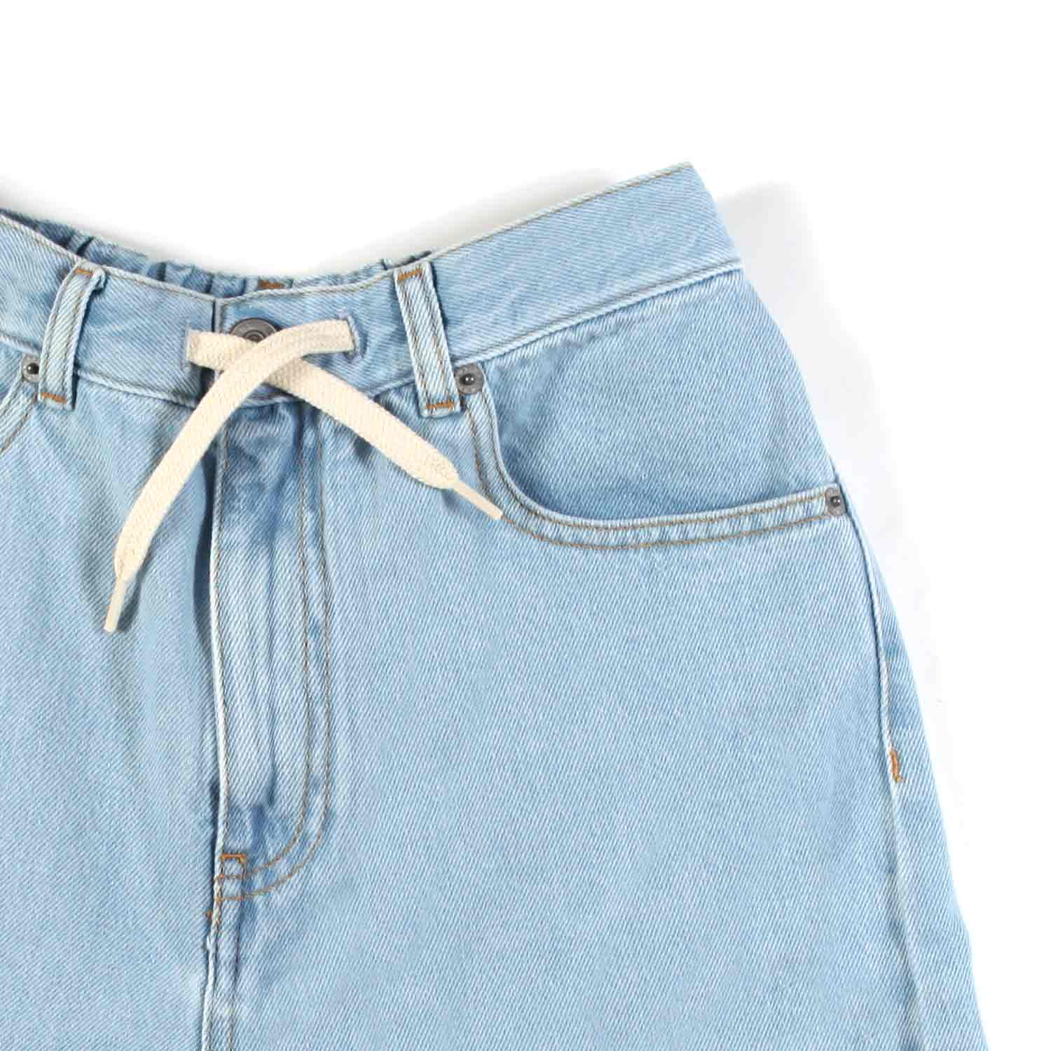 SHORTS IN DENIM CELESTE BAMBINA E TEENAGER - annameglio.com abbigliamento moda