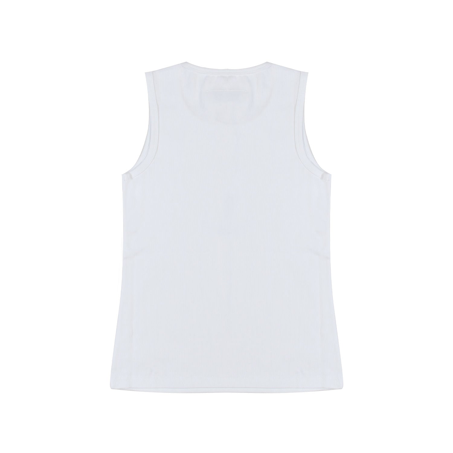 CANOTTA BIANCA CON LOGO 6 NERO BAMBINA E TEENAGER - annameglio.com abbigliamento moda