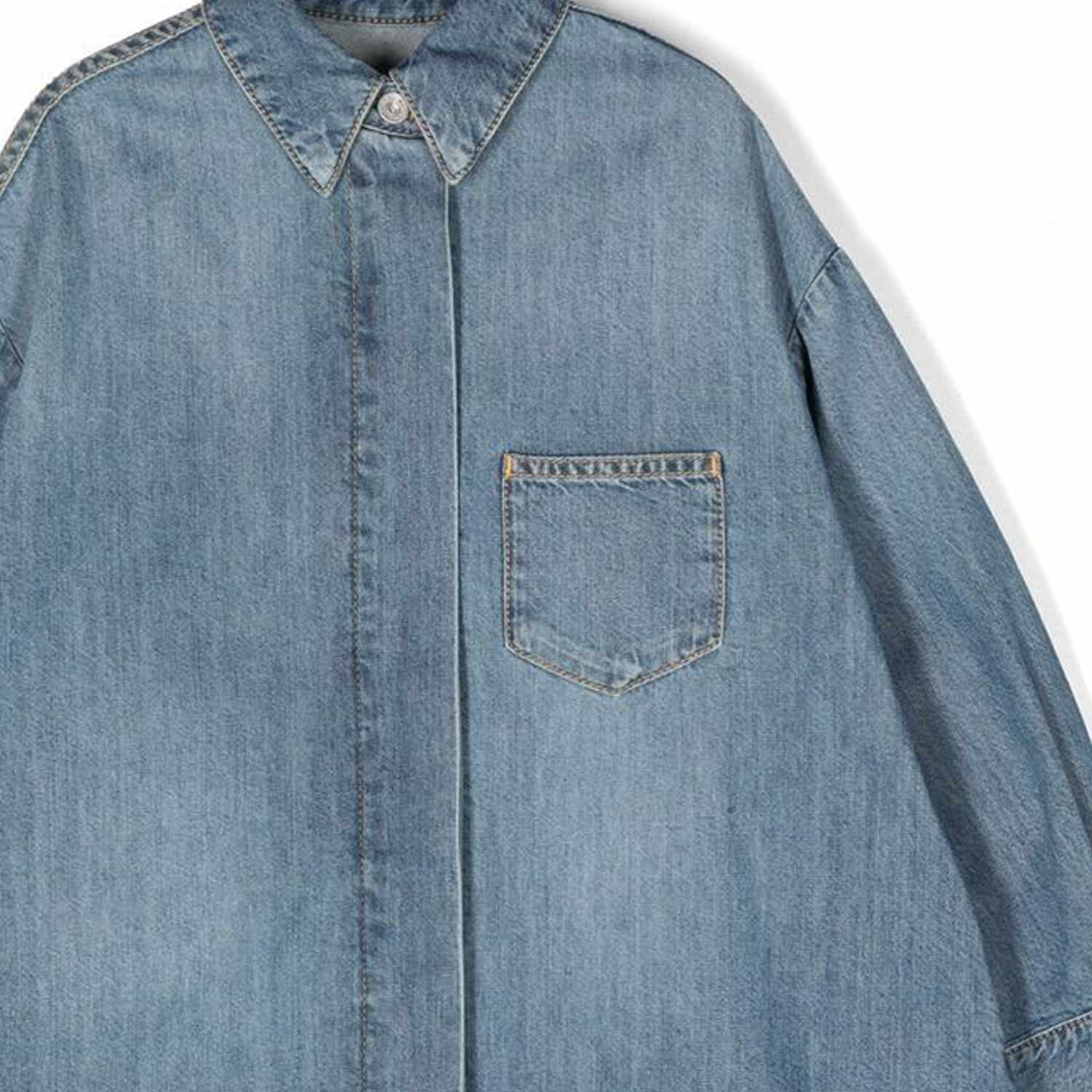 ABITO DENIM BLU SFUMATO BAMBINA E TEENAGER - annameglio.com abbigliamento moda