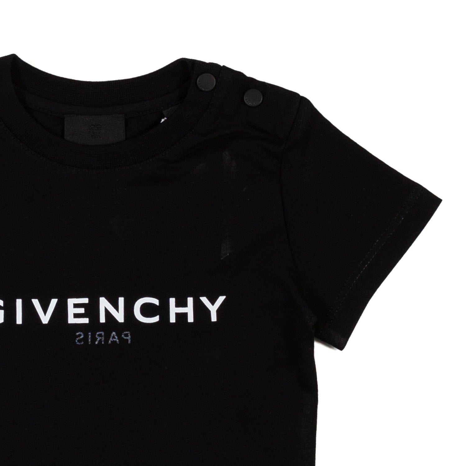 T-shirt nera icon logo specchiato baby - annameglio.com abbigliamento moda