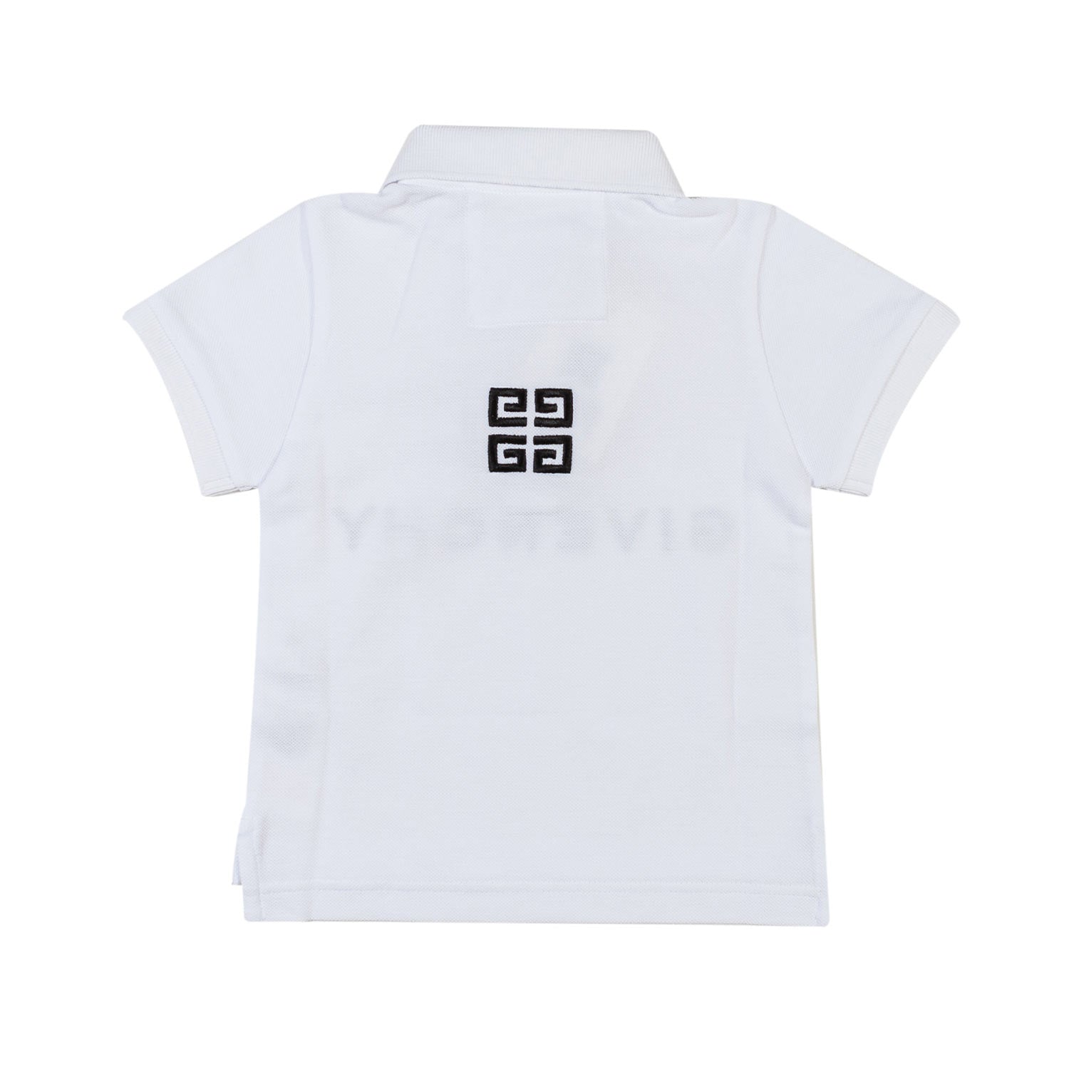 Baby classic polo bianca con logo - annameglio.com abbigliamento moda