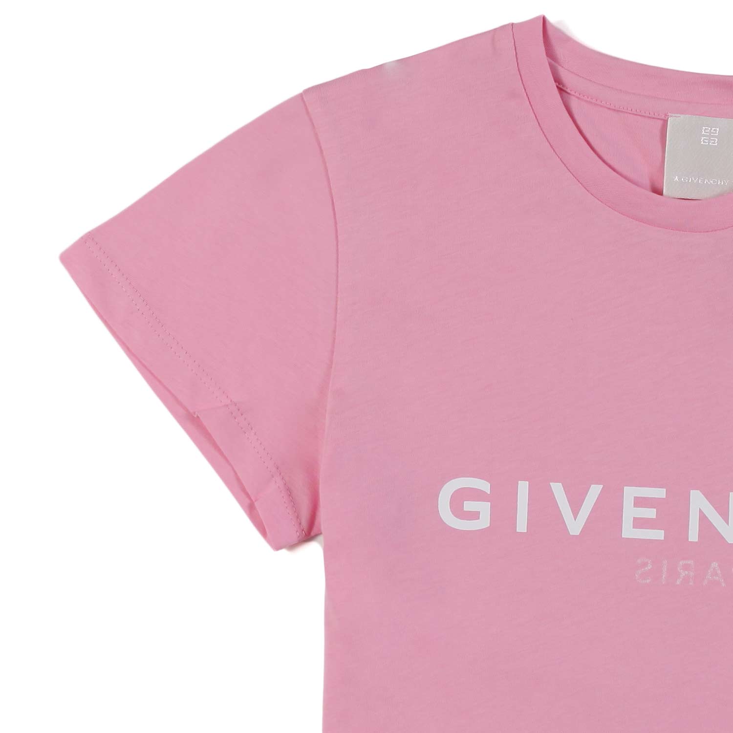 T-SHIRT ROSA CON LOGHI BIANCHI BAMBINA E TEEN - annameglio.com abbigliamento moda