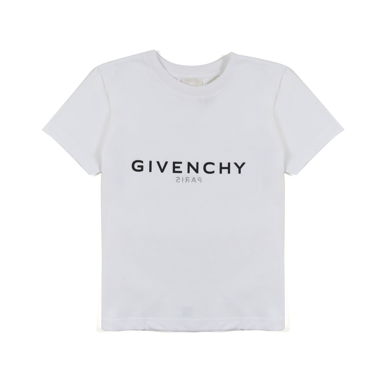 T-SHIRT UNISEX BIANCA CON LOGHI NERI - annameglio.com abbigliamento moda