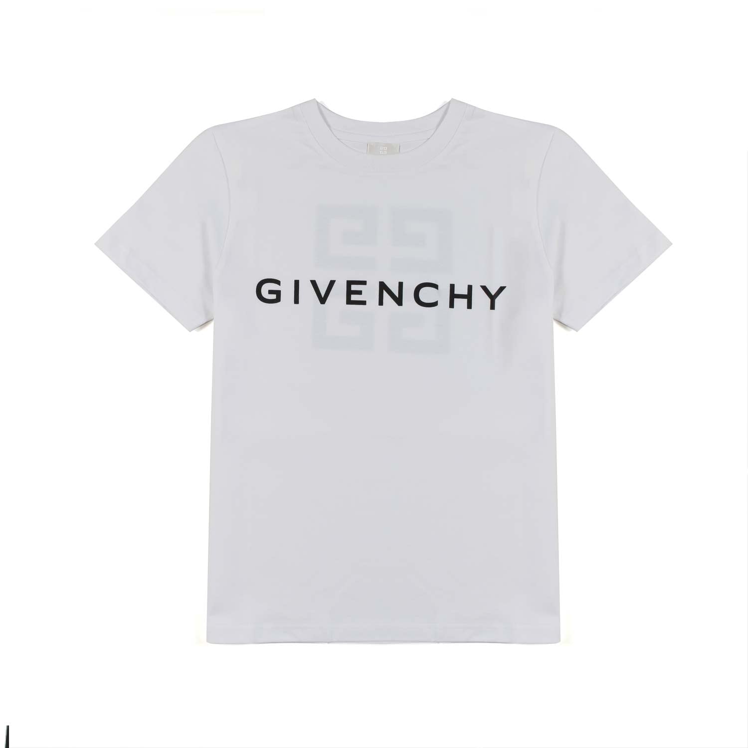 T-SHIRT UNISEX BIANCA CON MAXI LOGHI NERI - annameglio.com abbigliamento moda