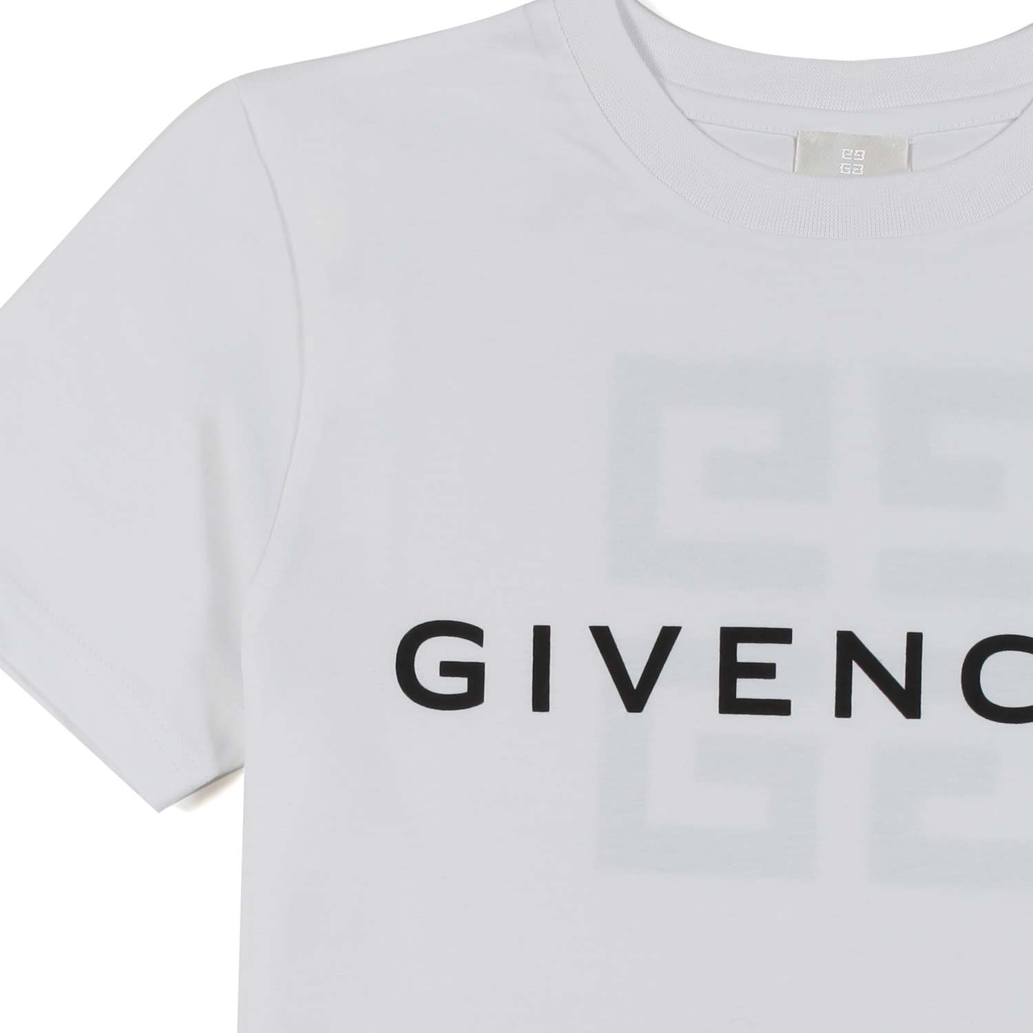 T-SHIRT UNISEX BIANCA CON MAXI LOGHI NERI - annameglio.com abbigliamento moda