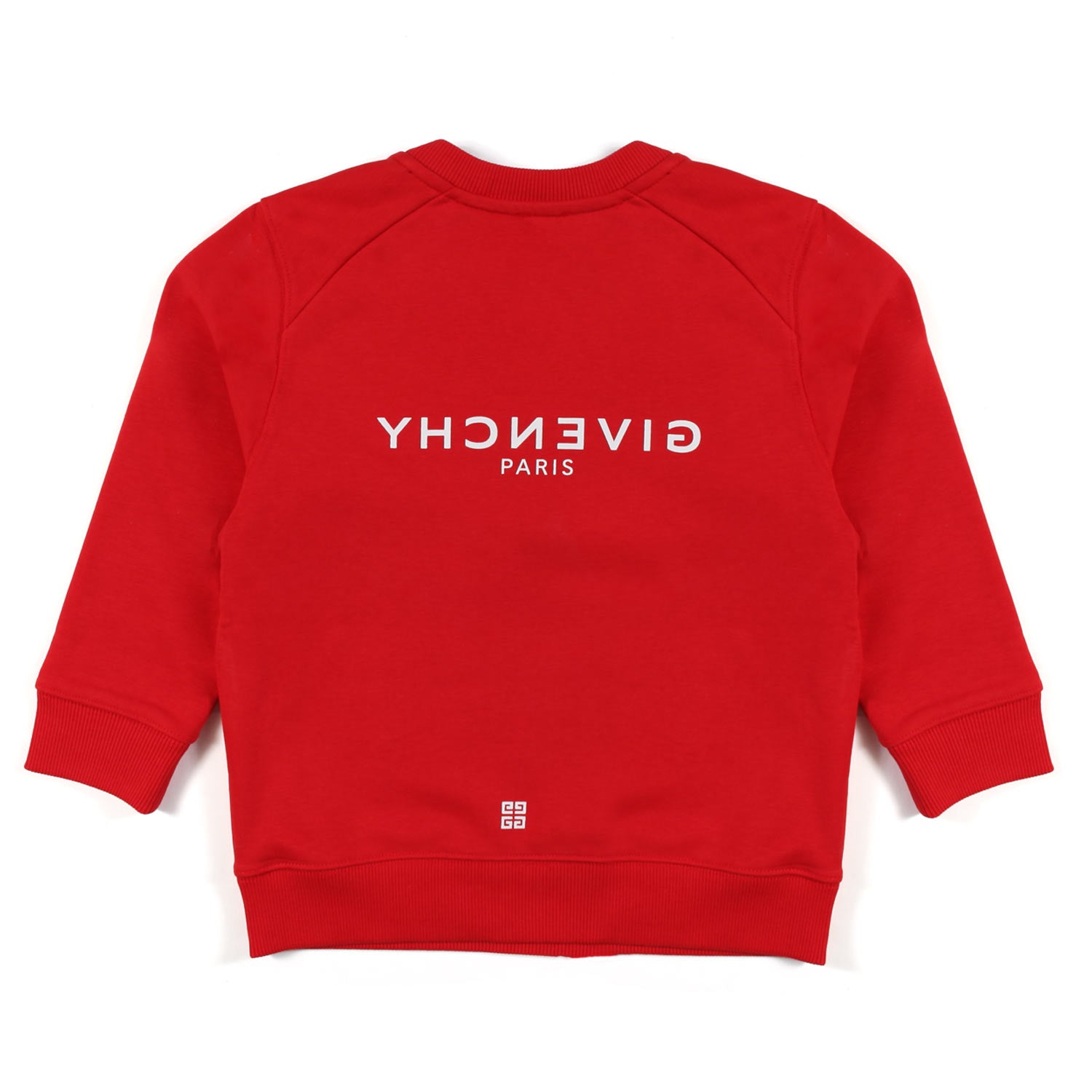 FELPA UNISEX ROSSA CON LOGHI BIANCHI - annameglio.com abbigliamento moda