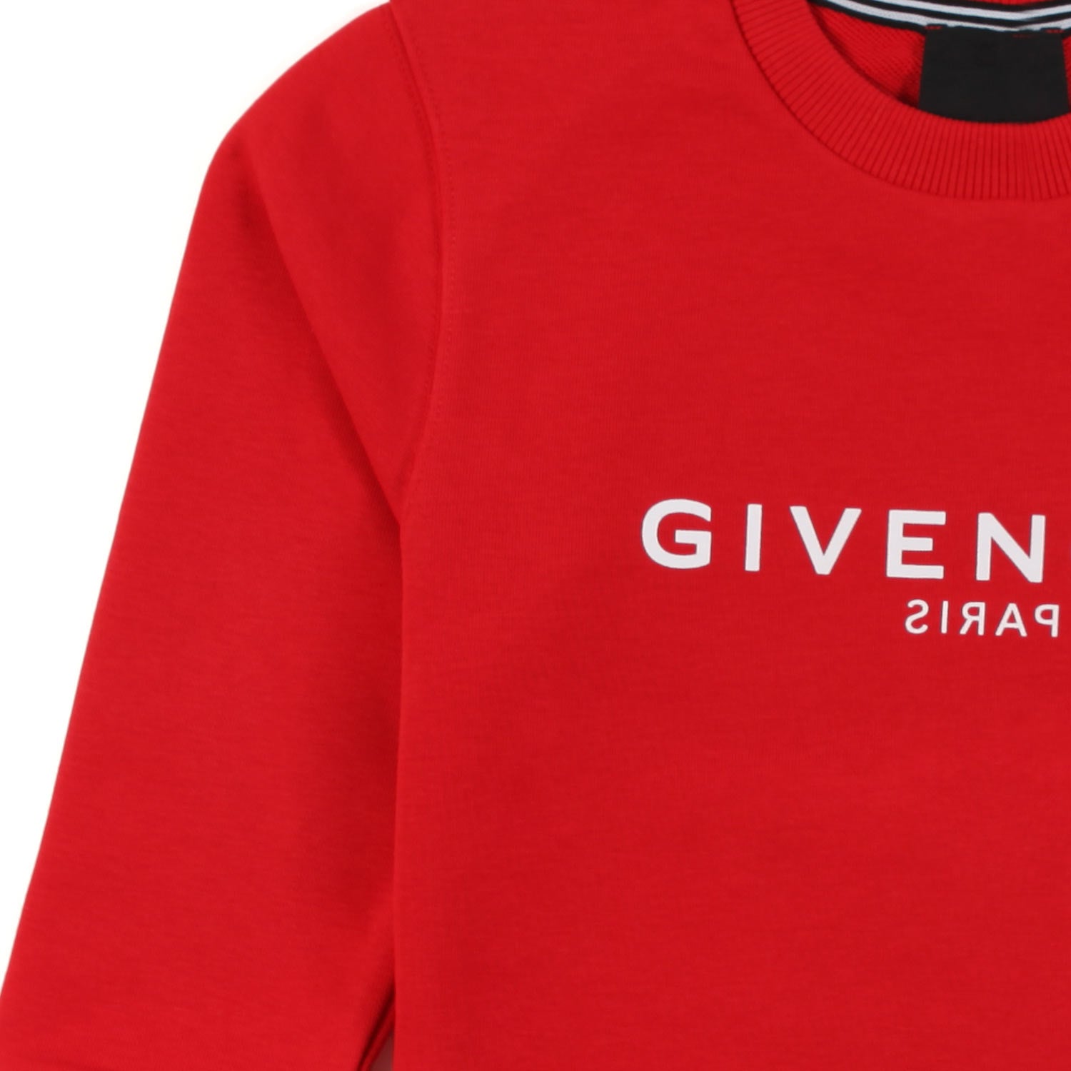 FELPA UNISEX ROSSA CON LOGHI BIANCHI - annameglio.com abbigliamento moda