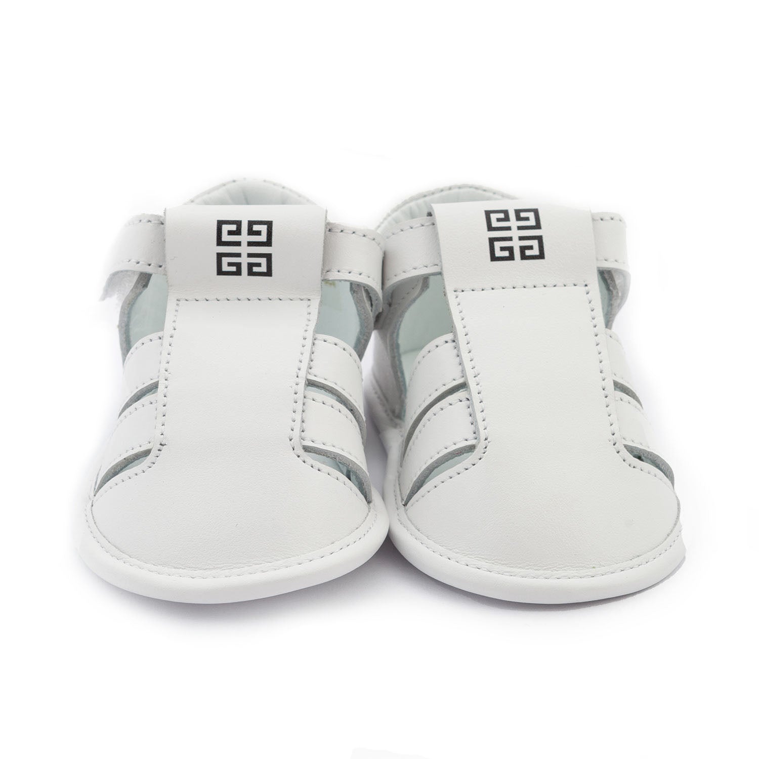 MINI SANDALETTO BIANCO IN PELLE BABY UNISEX - annameglio.com abbigliamento moda