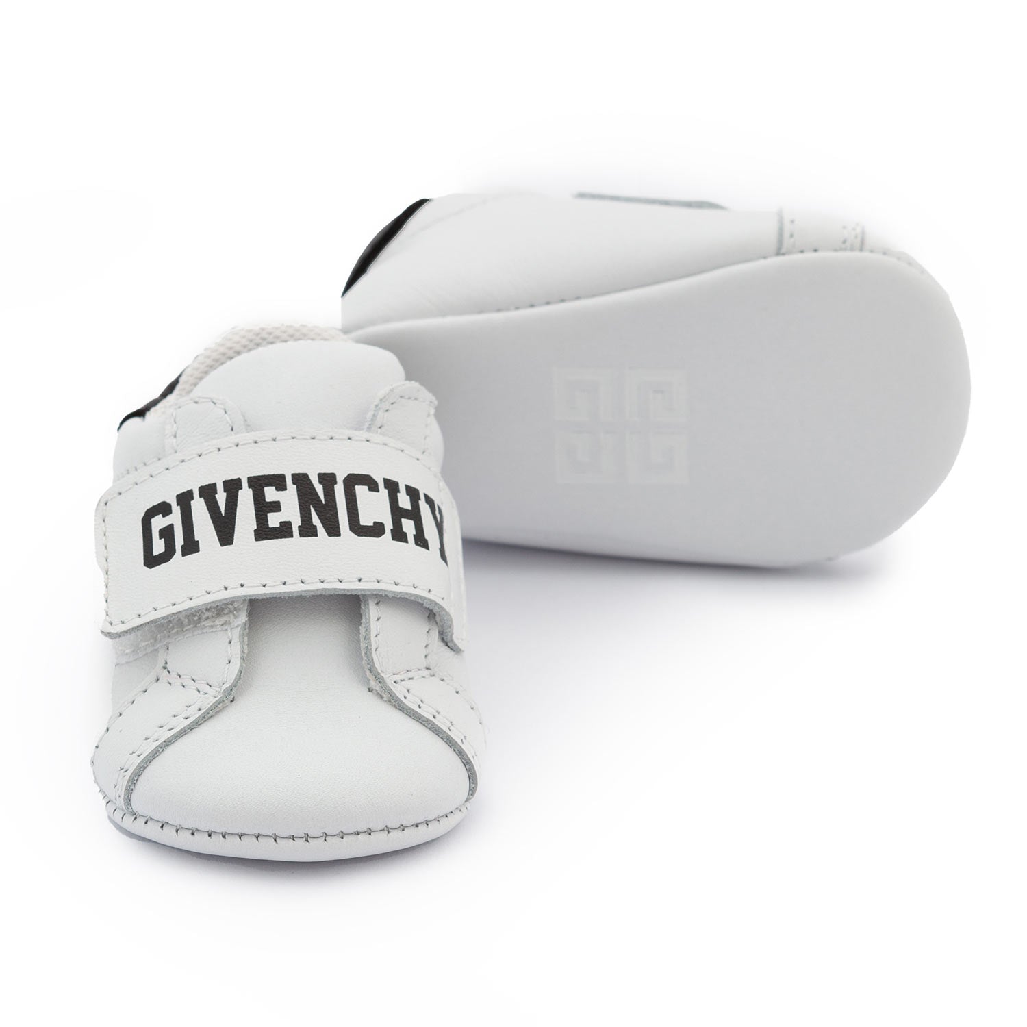 MINI SNEAKER BIANCA IN PELLE BABY UNISEX - annameglio.com abbigliamento moda