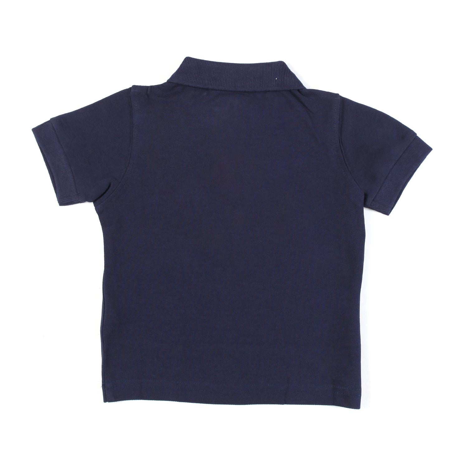POLO BLU SCURO CON LOGO BIANCO BIMBO E NEONATO - annameglio.com abbigliamento moda