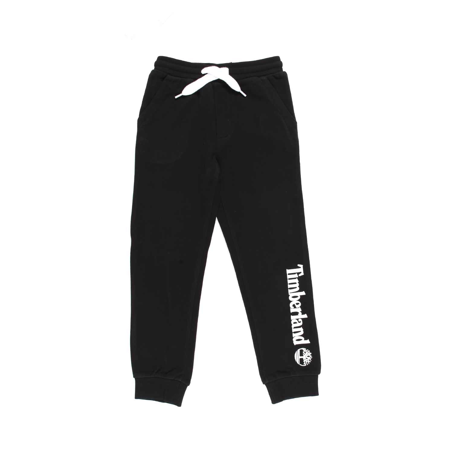 PANTALONE FELPA NERO CON LOGO BIANCO - annameglio.com abbigliamento moda