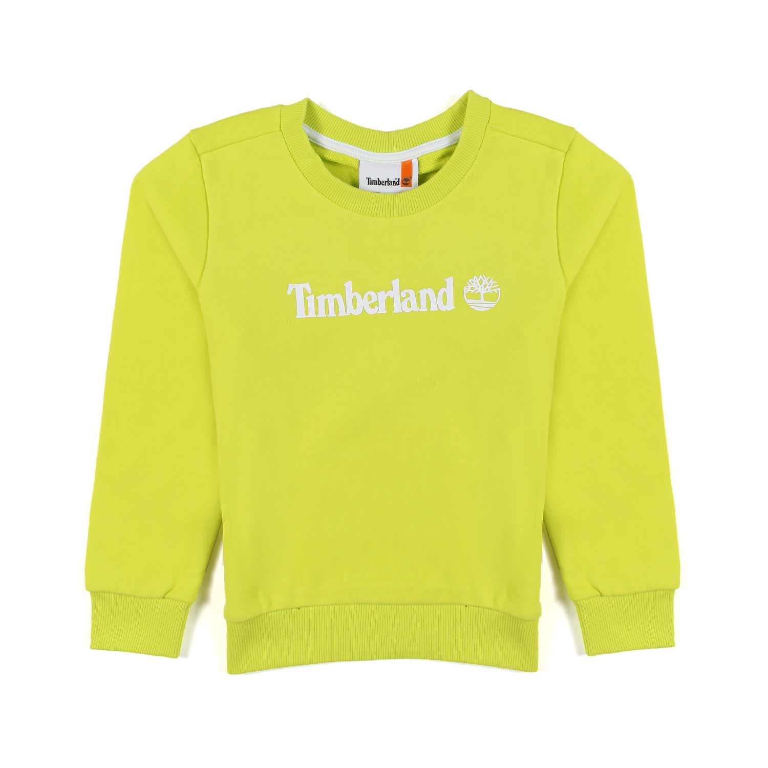 FELPA GIALLO CITRINE CON LOGO BIANCO - annameglio.com abbigliamento moda